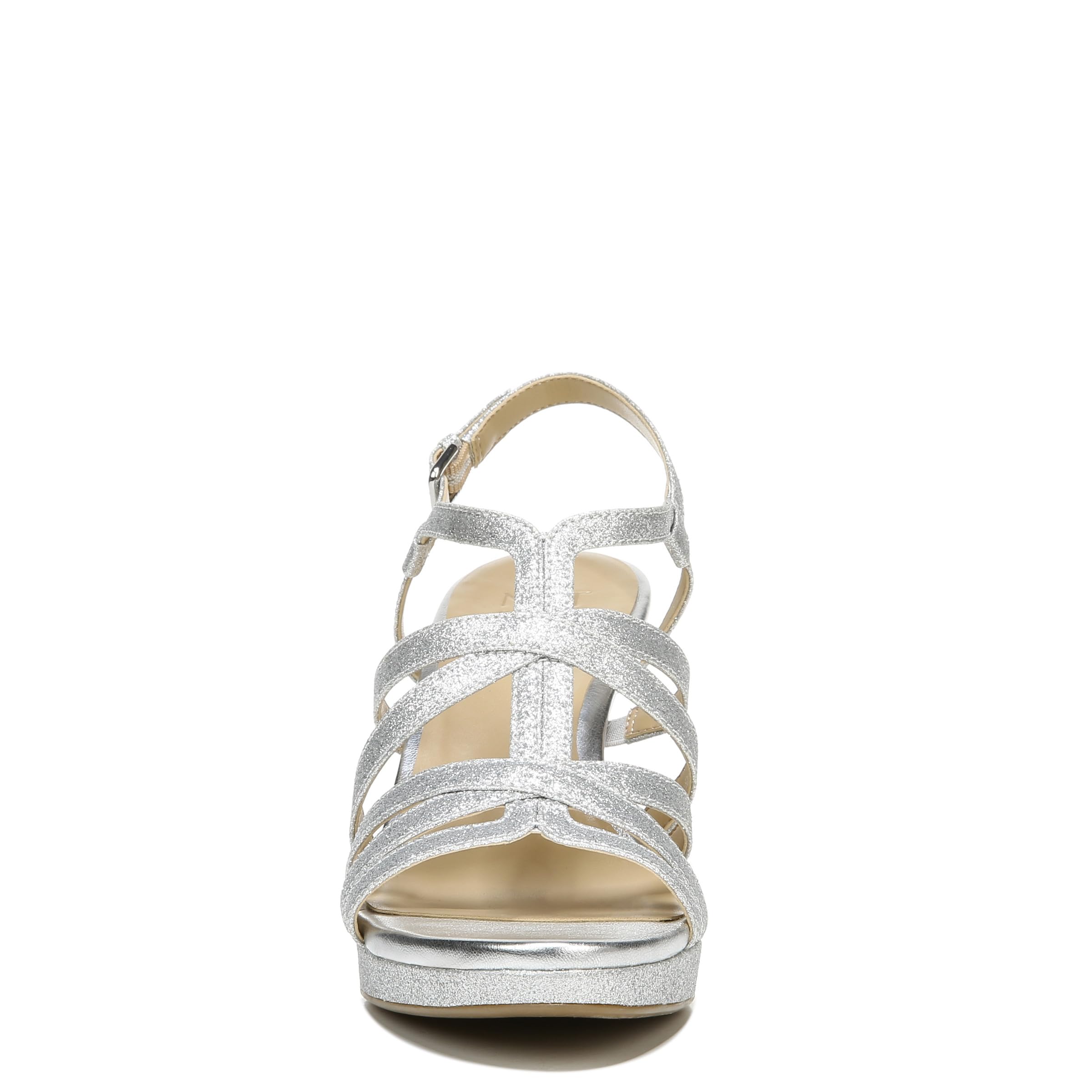 Naturalizer Women's, Baylor Dress Sandal: 11 Silver Glitter