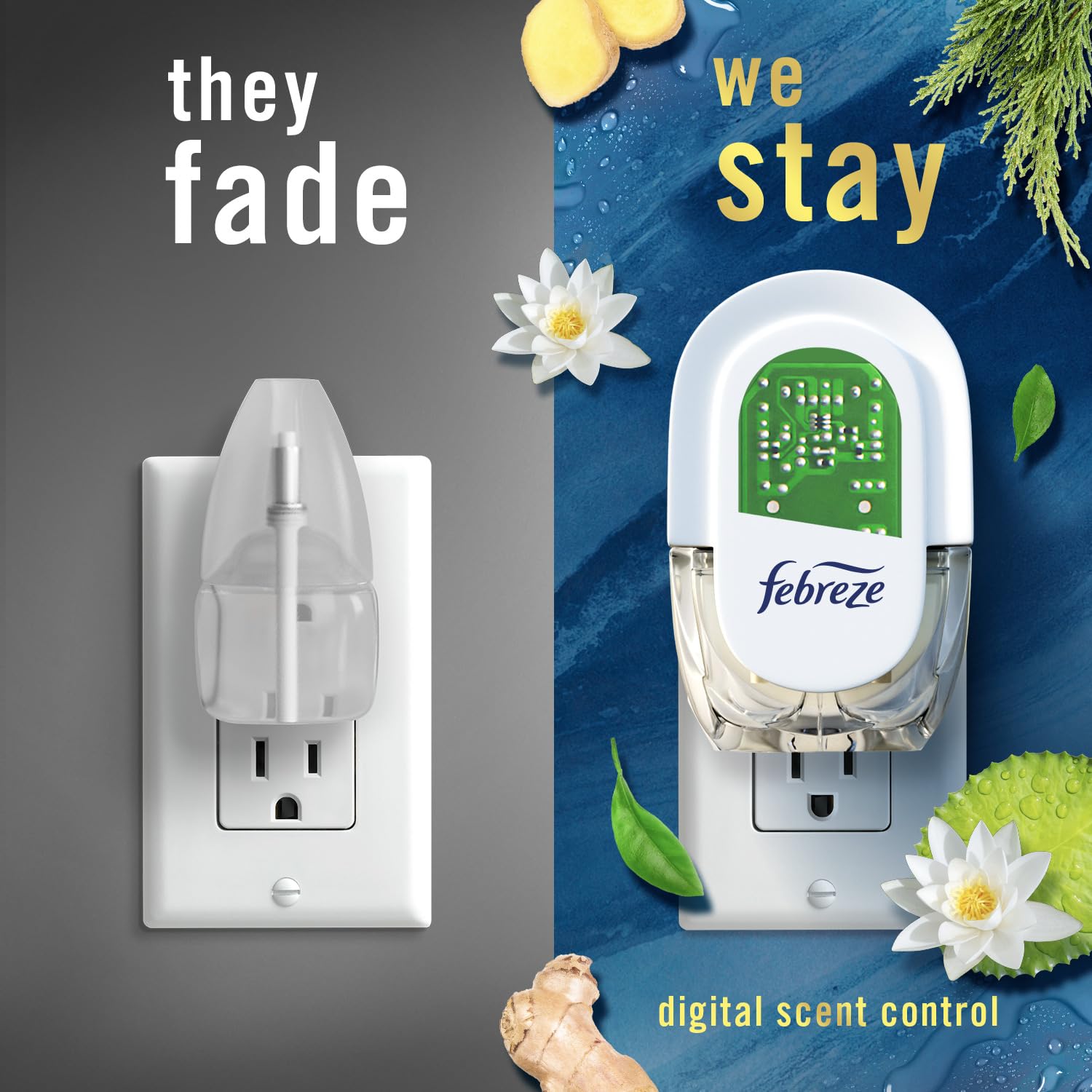 Febreze Plug In Air Freshener, Odor-Fighting Scented Oil Refill, Air Fresheners for Home and Bathroom and Kitchen, Long Lasting for Strong Odors, Linen & Sky Scent, 0.87oz Refills, 3 Count (Pack of 1) 0.87 Fl Oz (Pack of 3) Linen & Sky: 0.58 Fl Oz (Pack of 3) Ocean