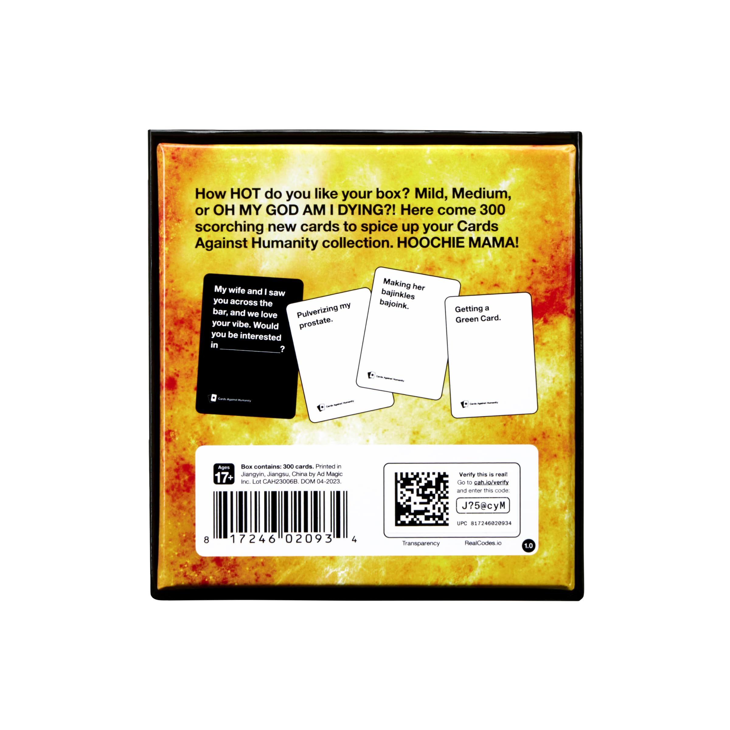 Cards Against Humanity: Hot Box • 300-Card Expansion • Most Recent one: Cards Against Humanity: Hot Box • 300-Card Expansion • Most Recent one