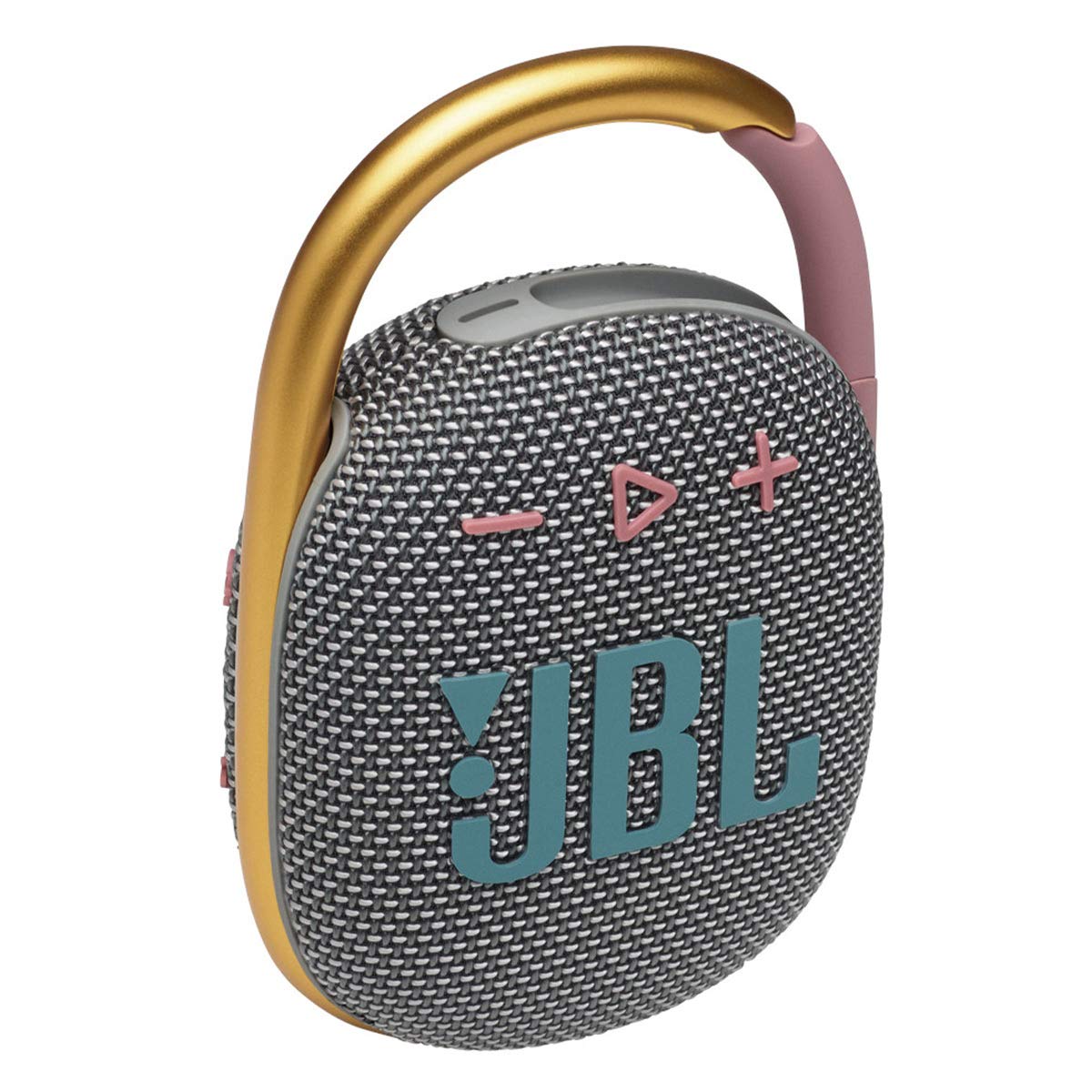 JBL Clip 4 - Portable Mini Bluetooth Speaker, big audio and punchy bass, integrated carabiner, IP67 waterproof and dustproof, 10 hours of playtime, speaker for home, outdoor and travel (): Grey