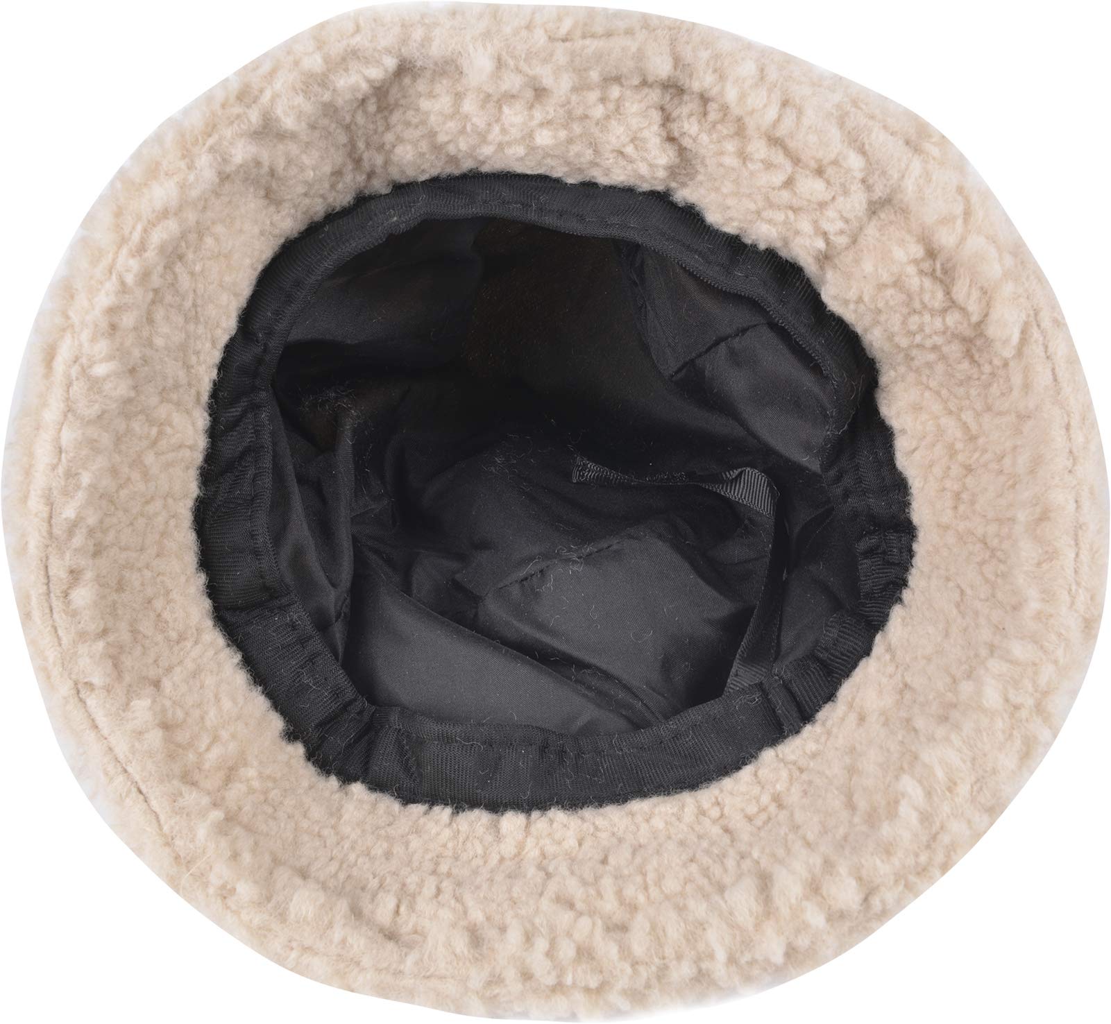 ChezAbbey Faux Fur Bucket Hat, Fuzzy Furry Winter Warm Fisherman Cap, Fluffy Teddy Sherpa Clothe Hats for Women Men Girls thumbnail 5