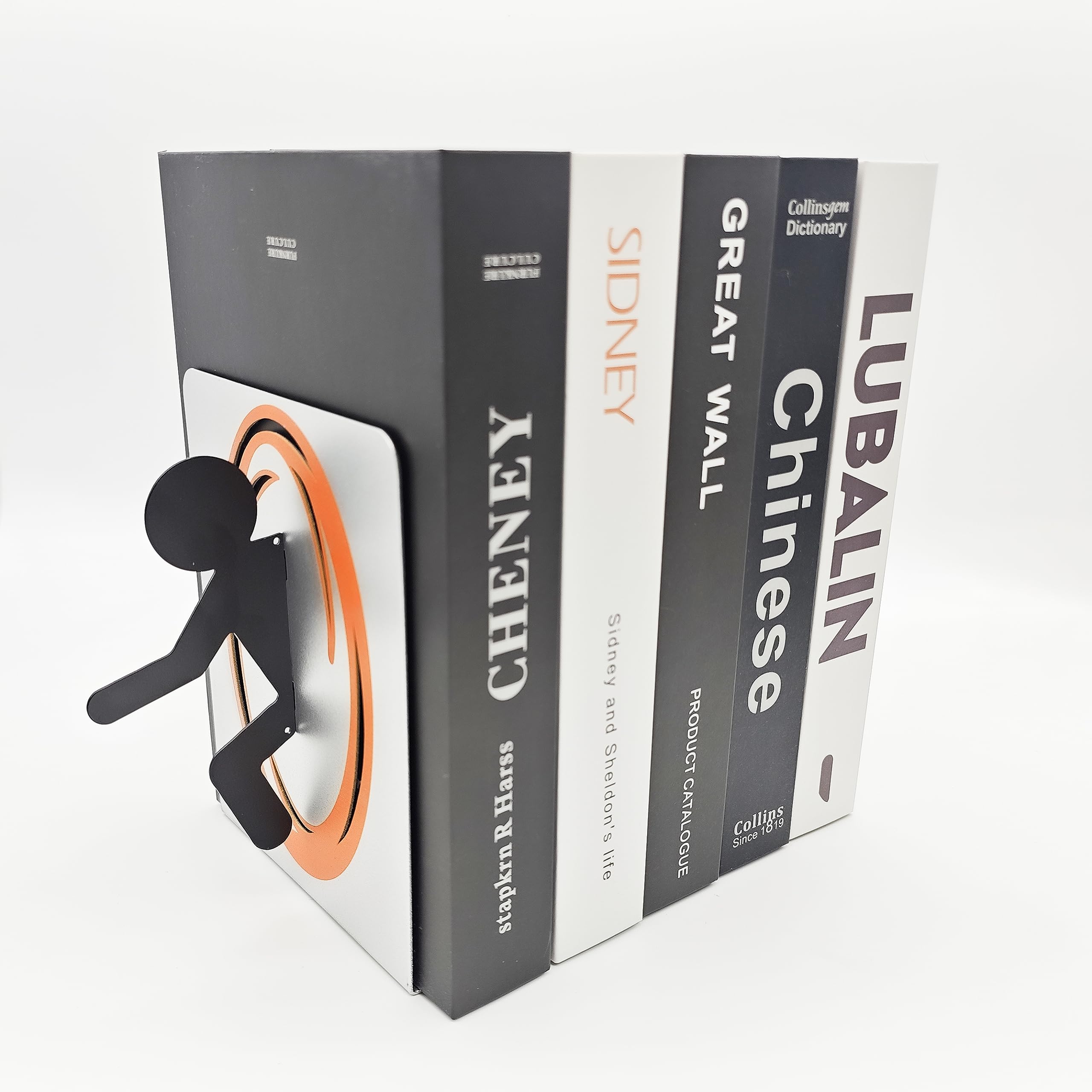 Heavy Duty Metal Portal Bookend, Creative Gift for Game Lovers