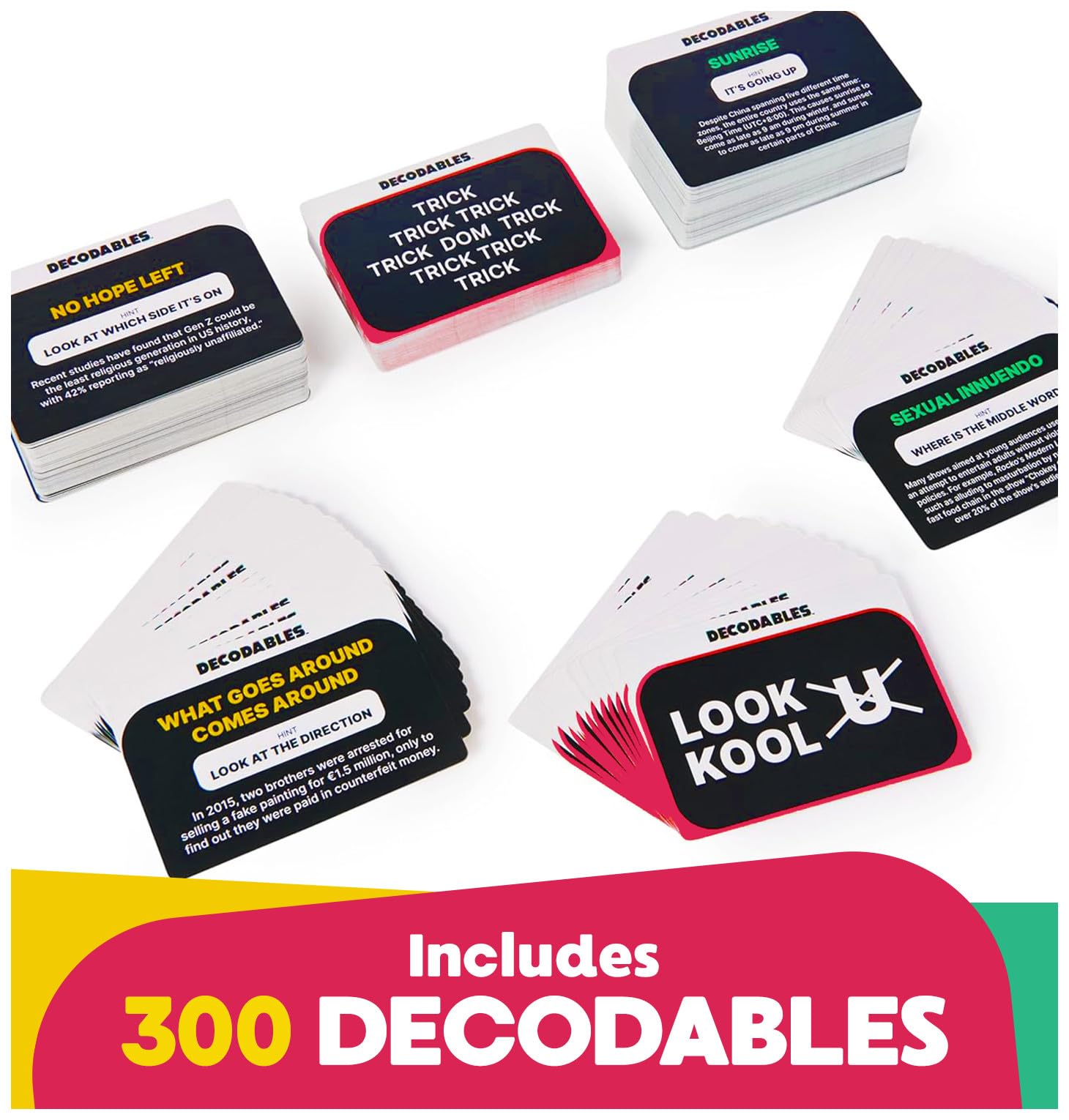 Spin Master Games, , The Viral Hit Adult Card Game, Bachelorette Party Activity, Meme Party Game, 2-10 Players, for Ages 18 & Up: Decodables