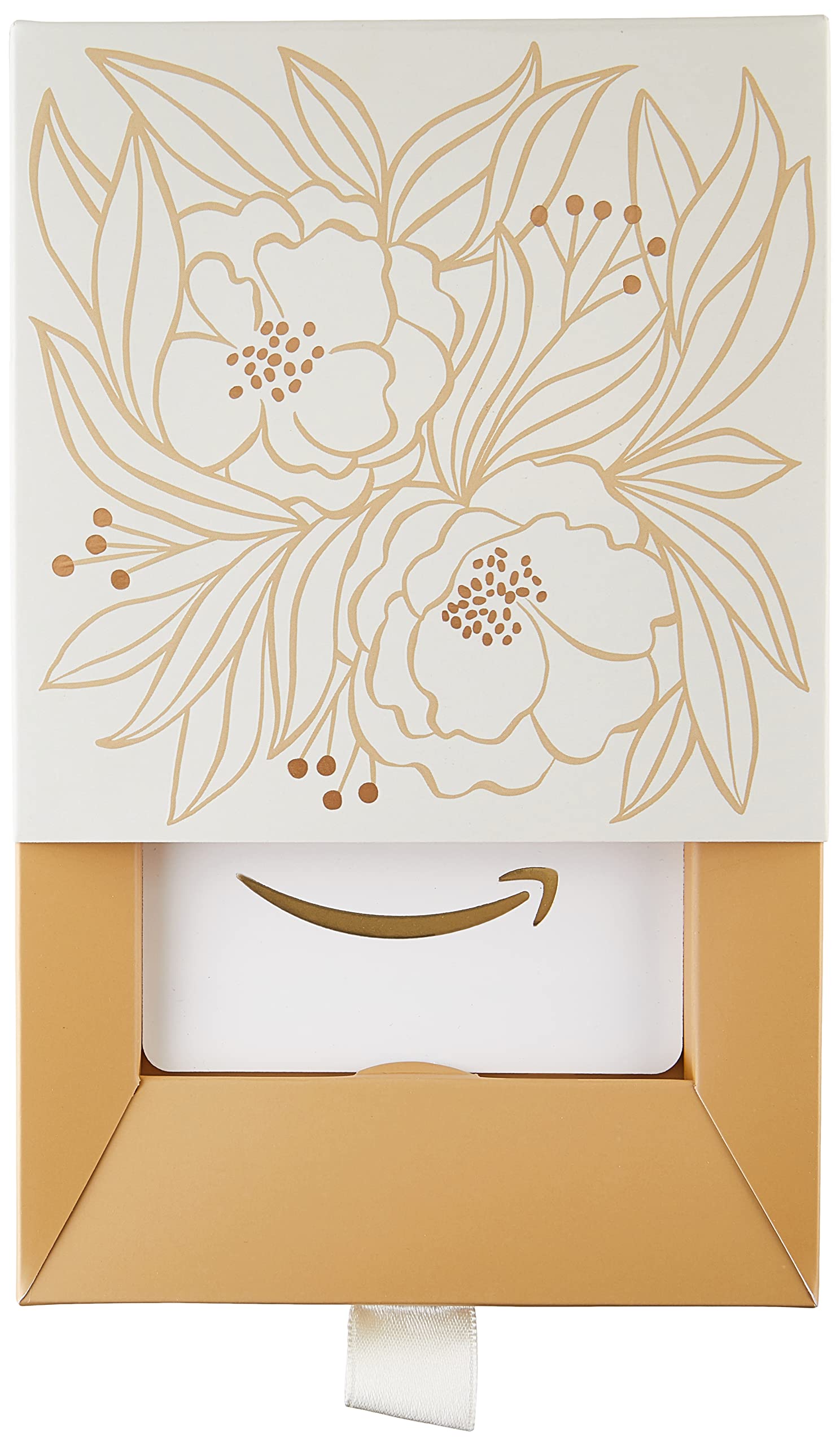 Amazon.com Gift Card in Various Gift Boxes: 0 White Floral Gift Box