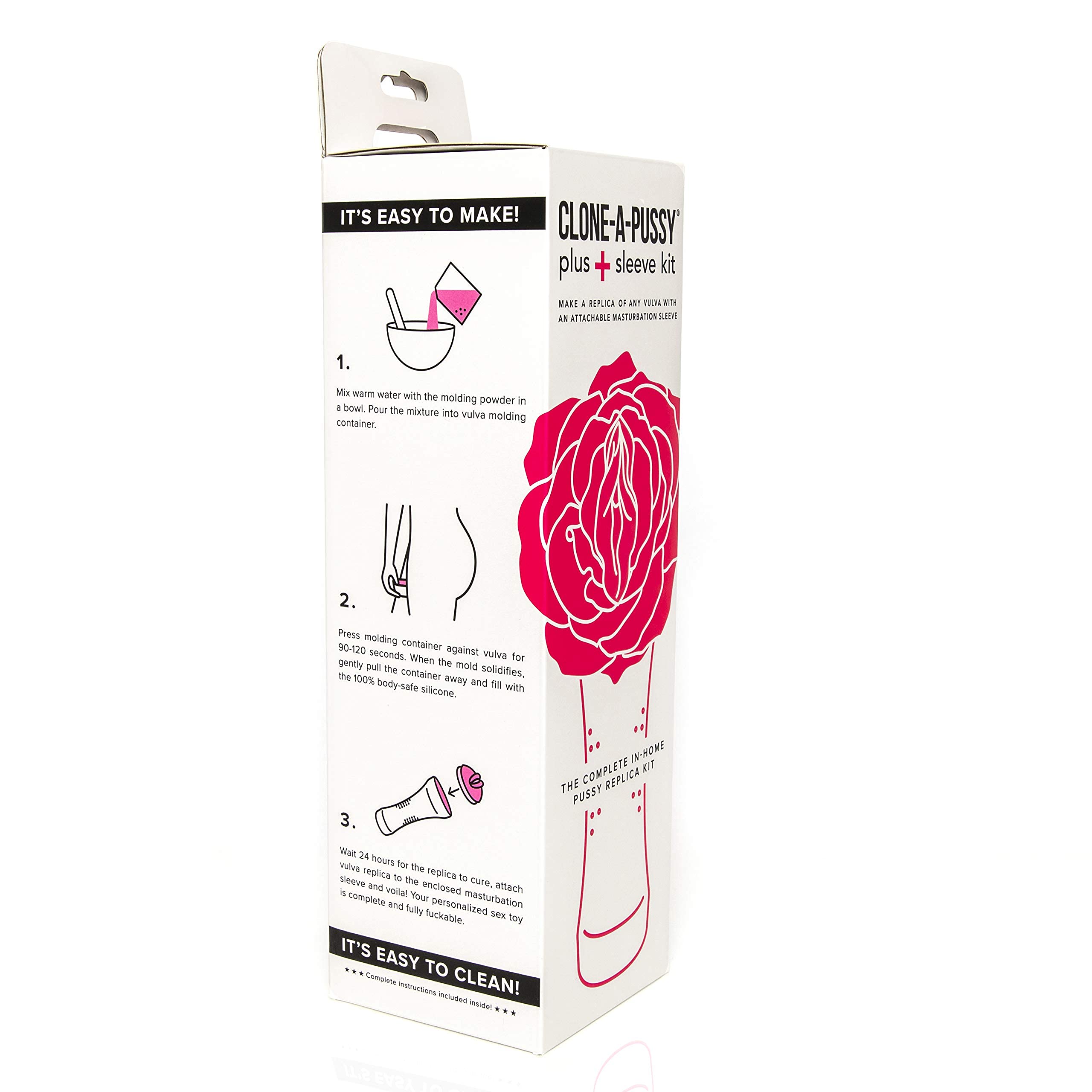 Clone-A-Willy - Clone-A-Pussy Plus Sleeve Kit DIY Masturbator Kit (Pink)