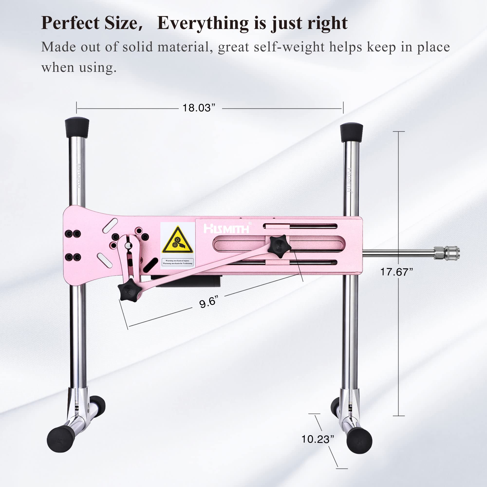 Hismith Premium 3.0 Pro, Sex Machine with KlicLok System, Wire and Intelligent APP Controlled Love Machine with Dildo,Purple: Pink