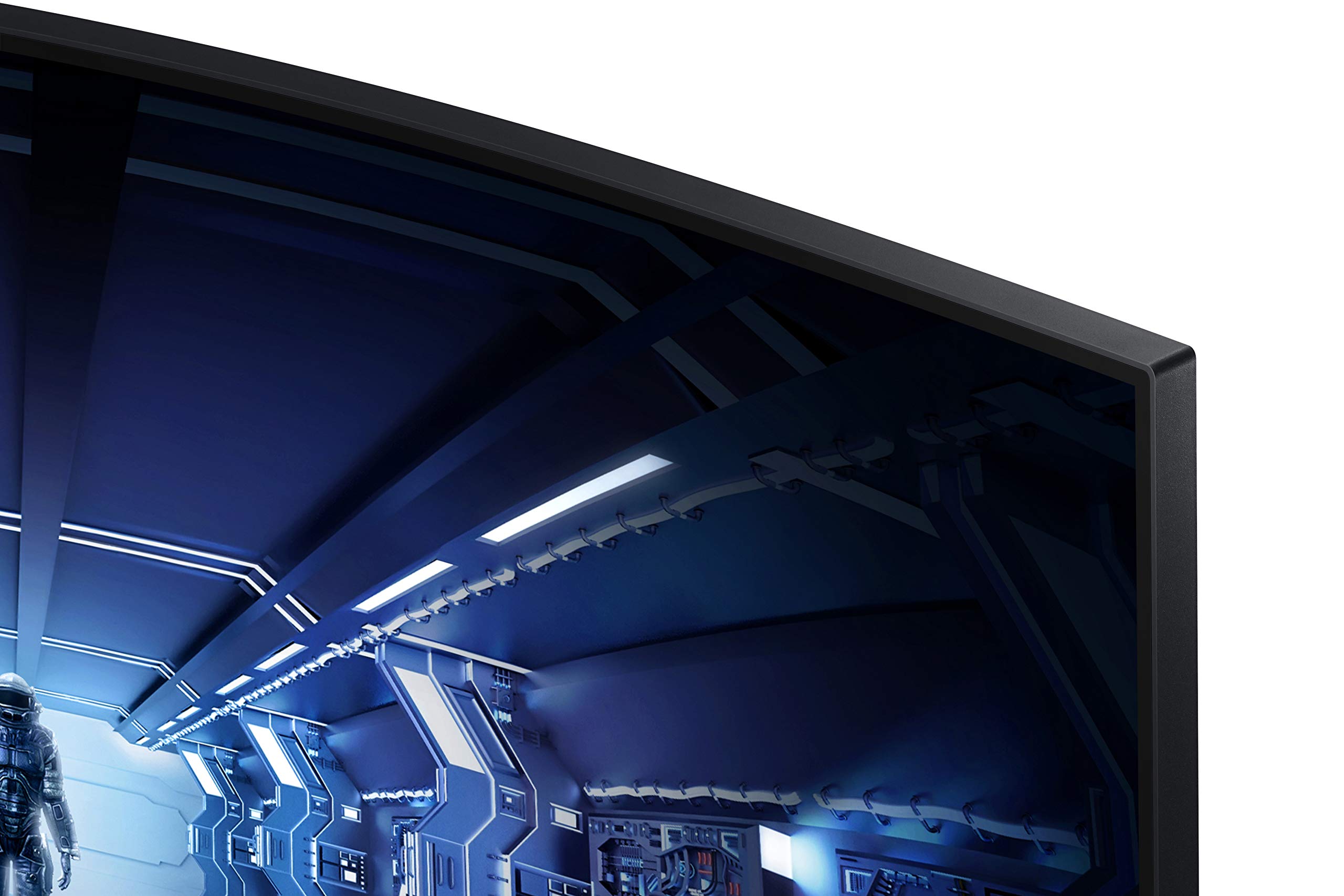 Samsung Odyssey G5 34' Ultra-Wide Gaming Monitor LC34G55TWWNXZA 1000R Curved Screen, 165Hz, 1ms, FreeSync Premium, Large Display, Eye Comfort, Multiple Ports, WQHD, 2020, Black: 34-inch Curved WQHD Resolution