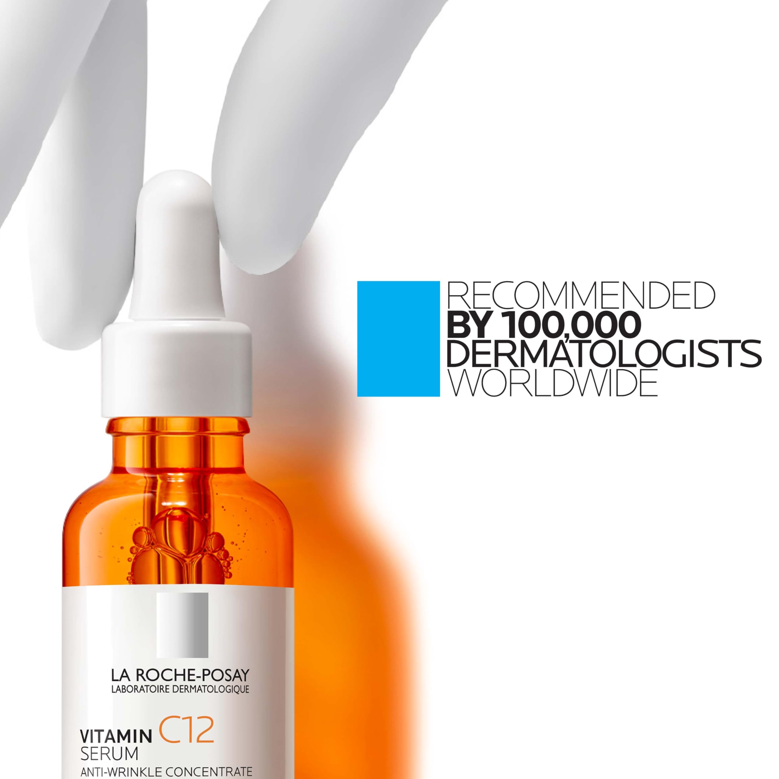 La Roche-Posay Pure 12% Vitamin C Serum For Face With Hyaluronic Acid & Salicylic Acid, Hydrating Face Serum, Boost Radiance & Reduce Wrinkles, 2 Formulas for Normal or Oily Skin Control: Normal/Balances Skin 1.01 Fl Oz (Pack of 1)