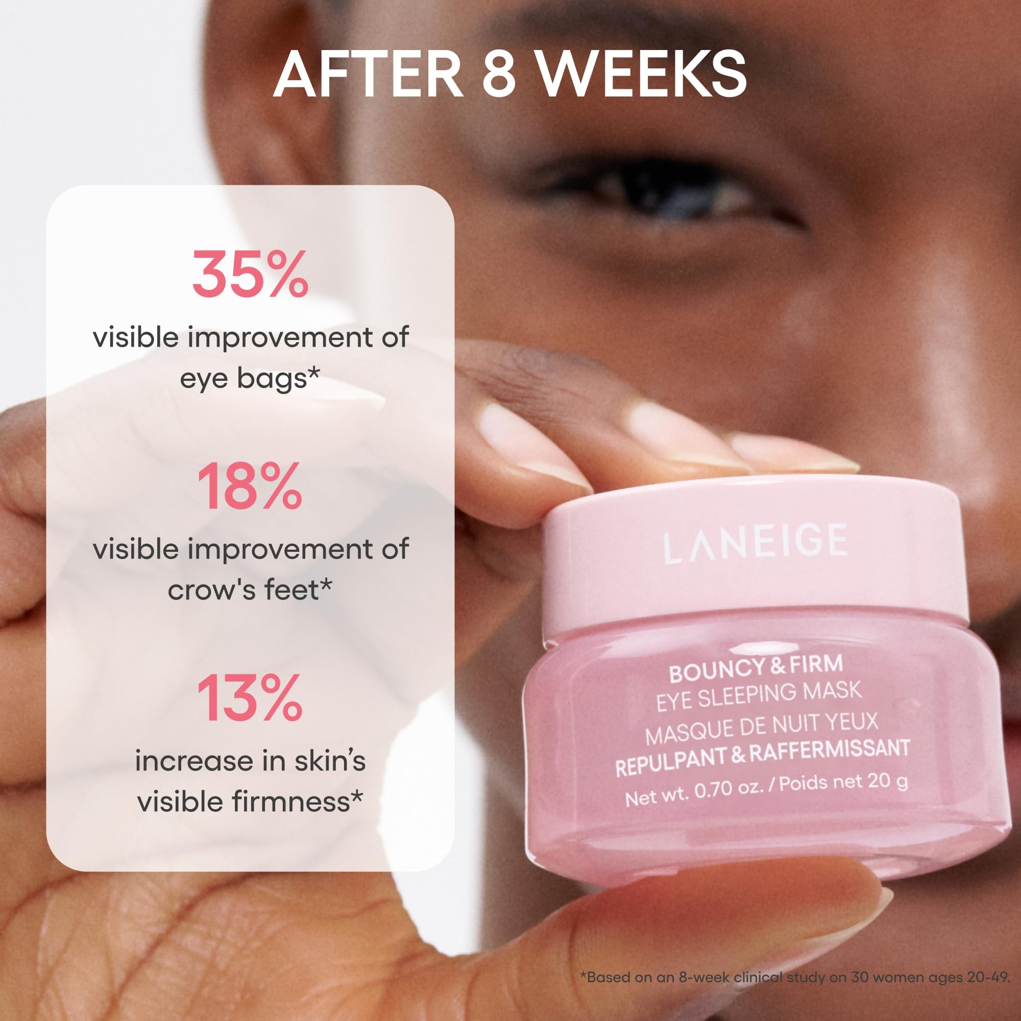 LANEIGE Lip Sleeping Mask: Nourish, Hydrate, Vitamin C, Murumuru & Shea Butter, Antioxidants, Flaky, Dry Lips - Image 5