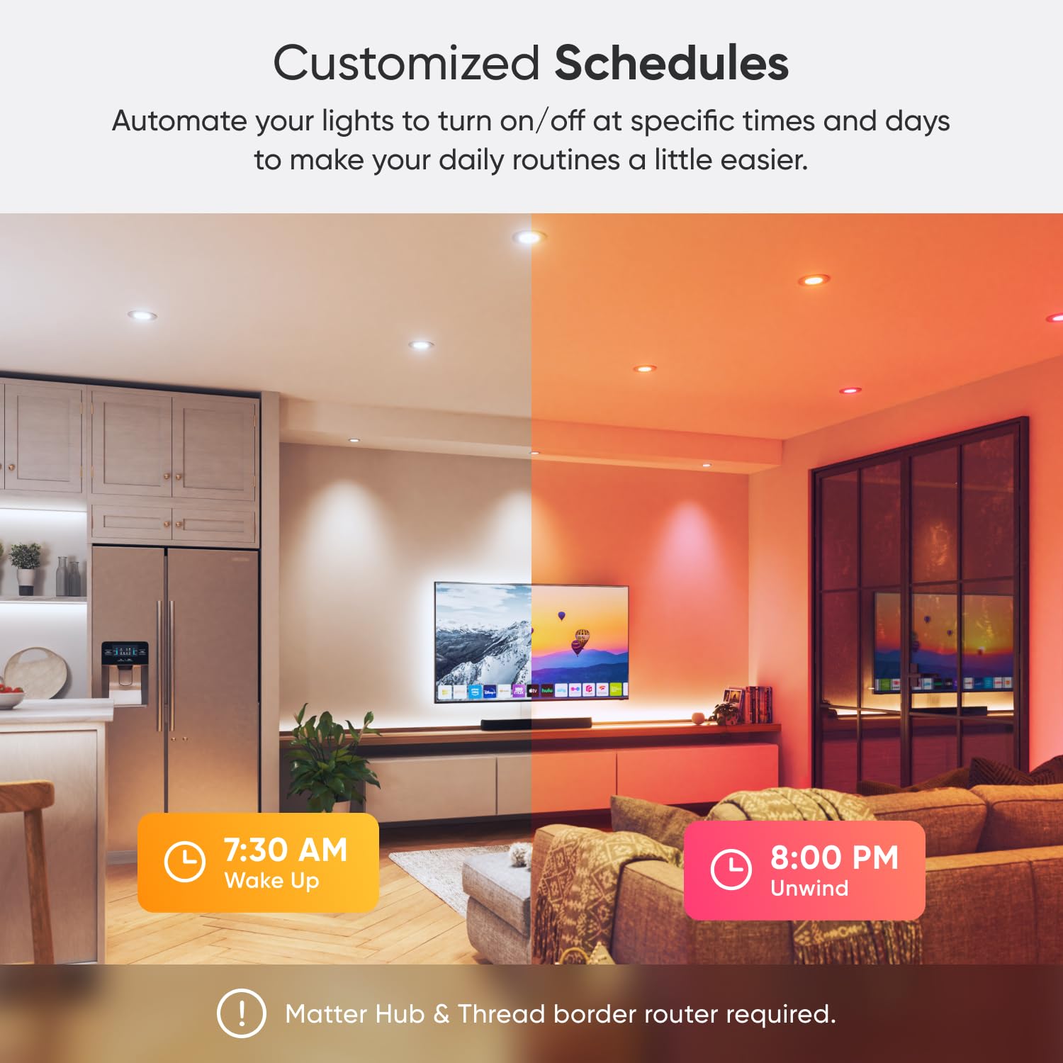 Nanoleaf Smart LED Ceiling Lights (4" Downlight (1PK)): Nanoleaf Smart LED Ceiling Lights (4" Downlight (1PK))