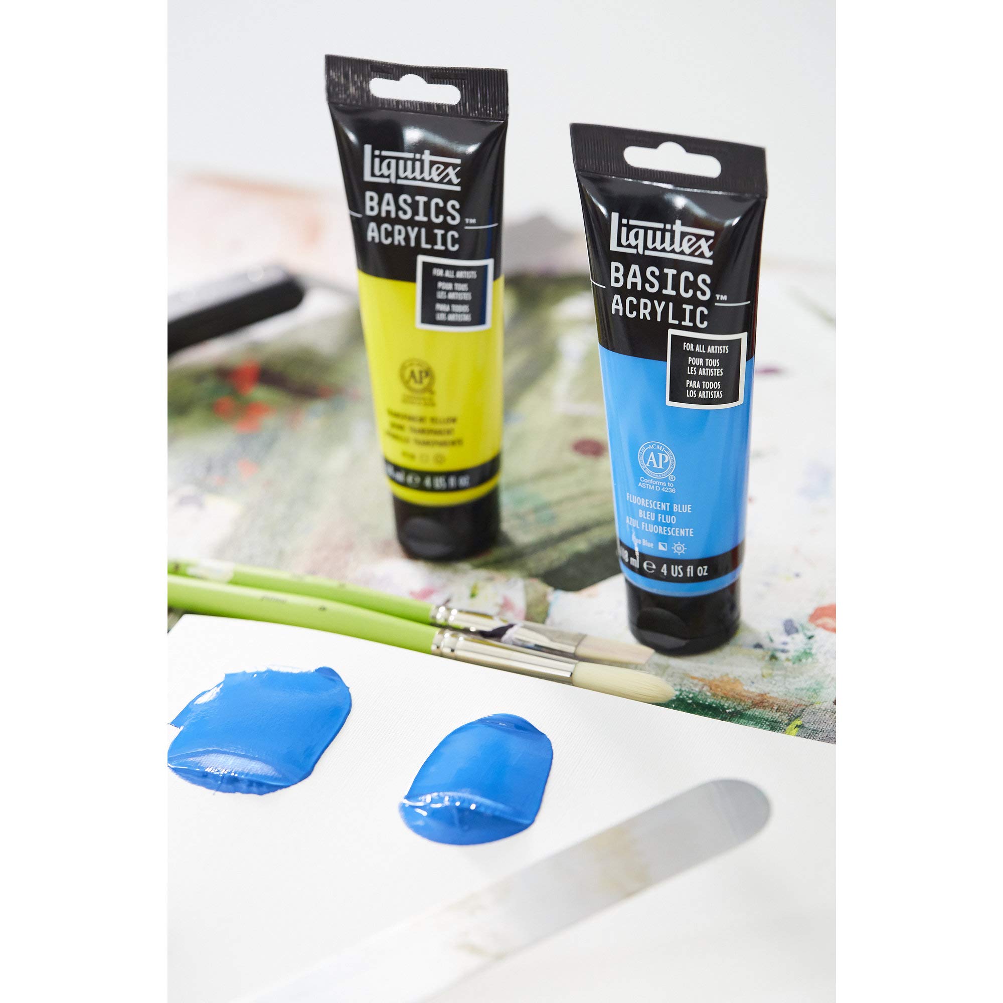 Liquitex BASICS Acrylic Paint, 118ml (4-oz) Tube, Parchment: Parchment 4 Fl Oz (Pack of 1)