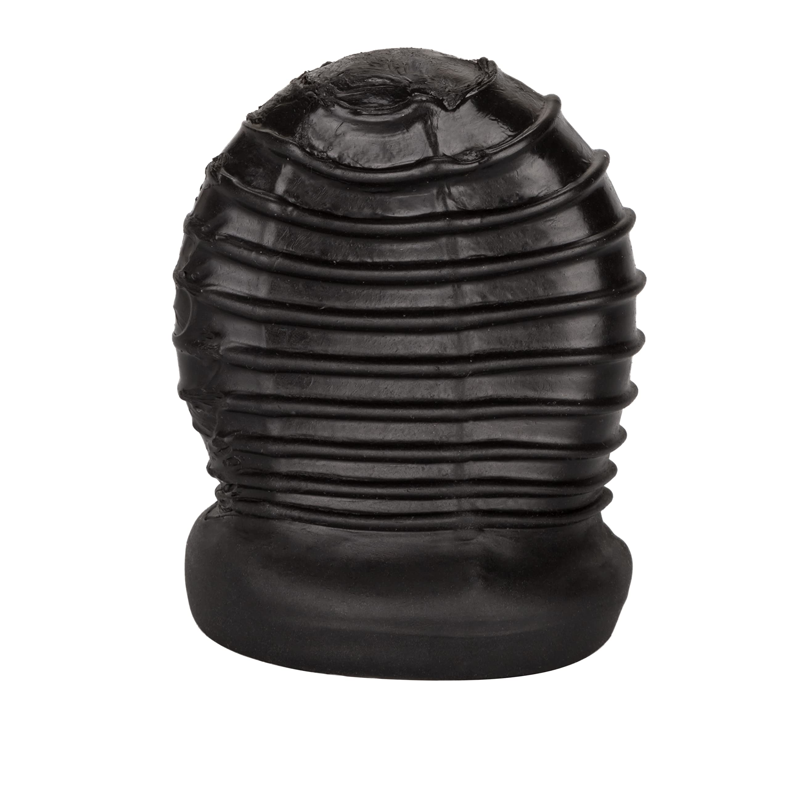 CalExotics Packer Gear FTM Stroker - Male Silicone Masturbation Sleeve - 2 Inch Adult Male Masturbator Sex Toy - Black: 1 Count (Pack of 2)