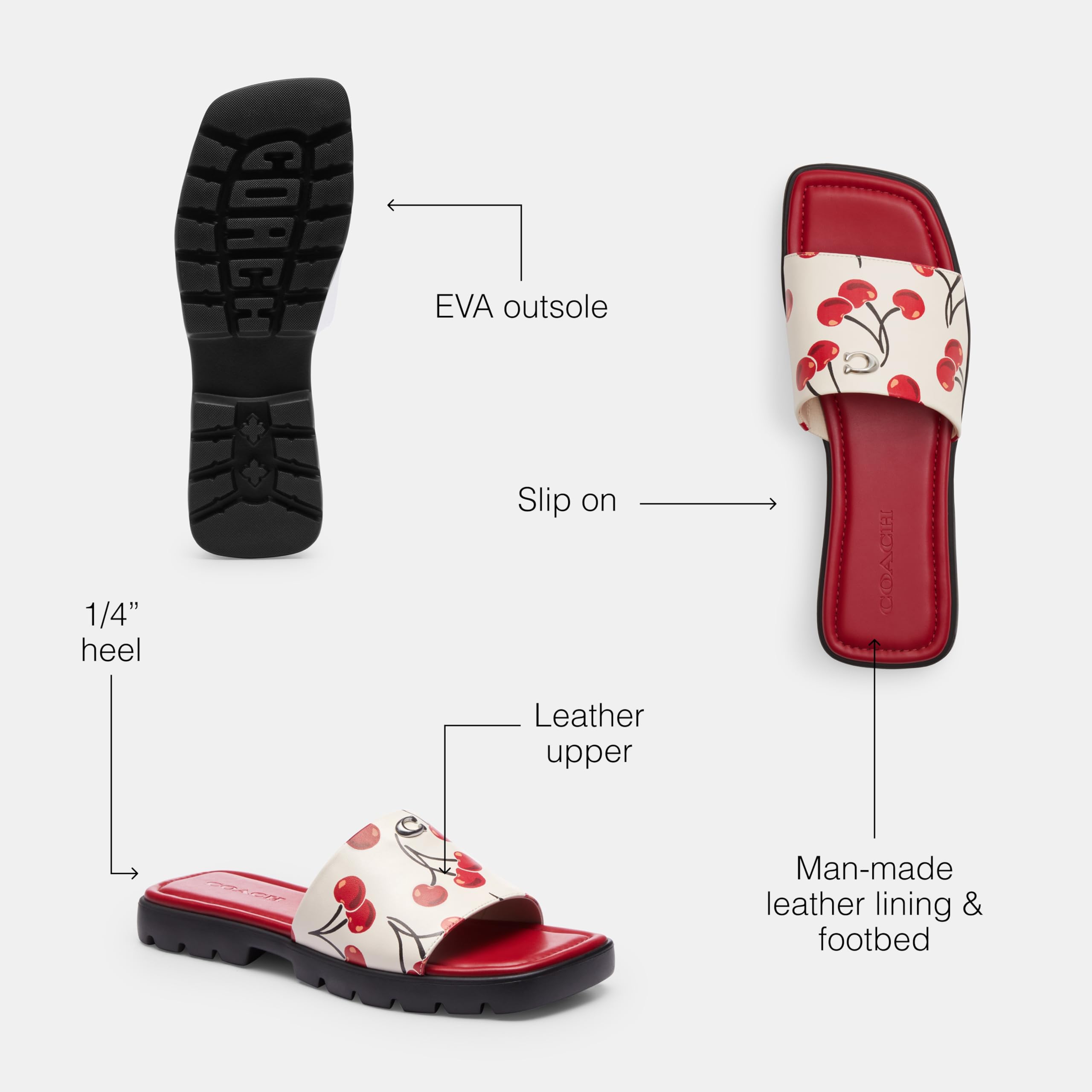 Coach Women's Florence Slide Sandal - Image 3