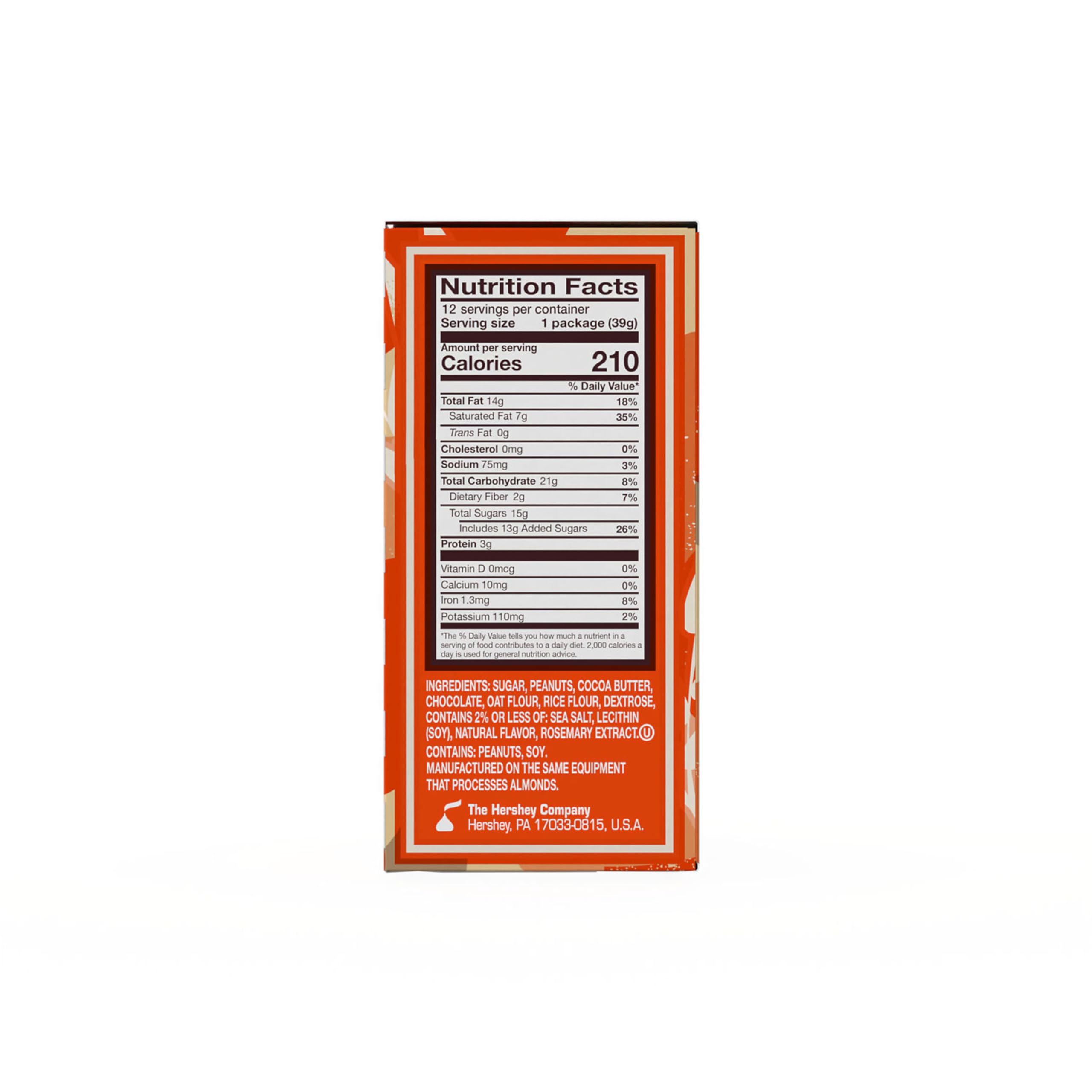 REESE'S Plant Based Oat Chocolate Confection Peanut Butter Cups, Candy Packs, 1.4 oz (12 Count)