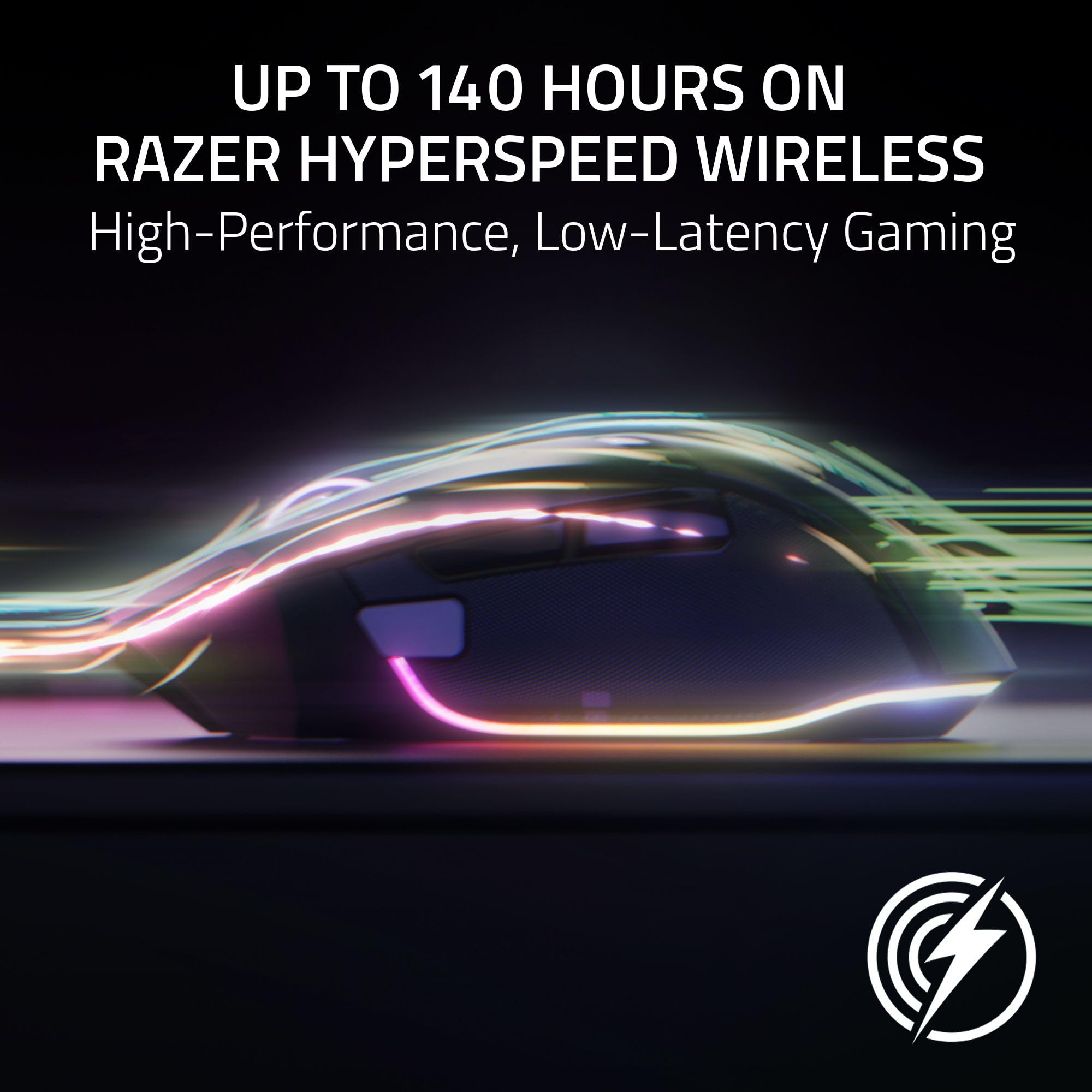 Razer Basilisk V3 Pro 35K Wireless Gaming Mouse: HyperScroll Tilt Wheel - 35K DPI Optical Sensor Gen 2-13 Customizable Controls - Chroma RGB - Optical Switches Gen 3 - Up to 140 Hr Battery -: Black