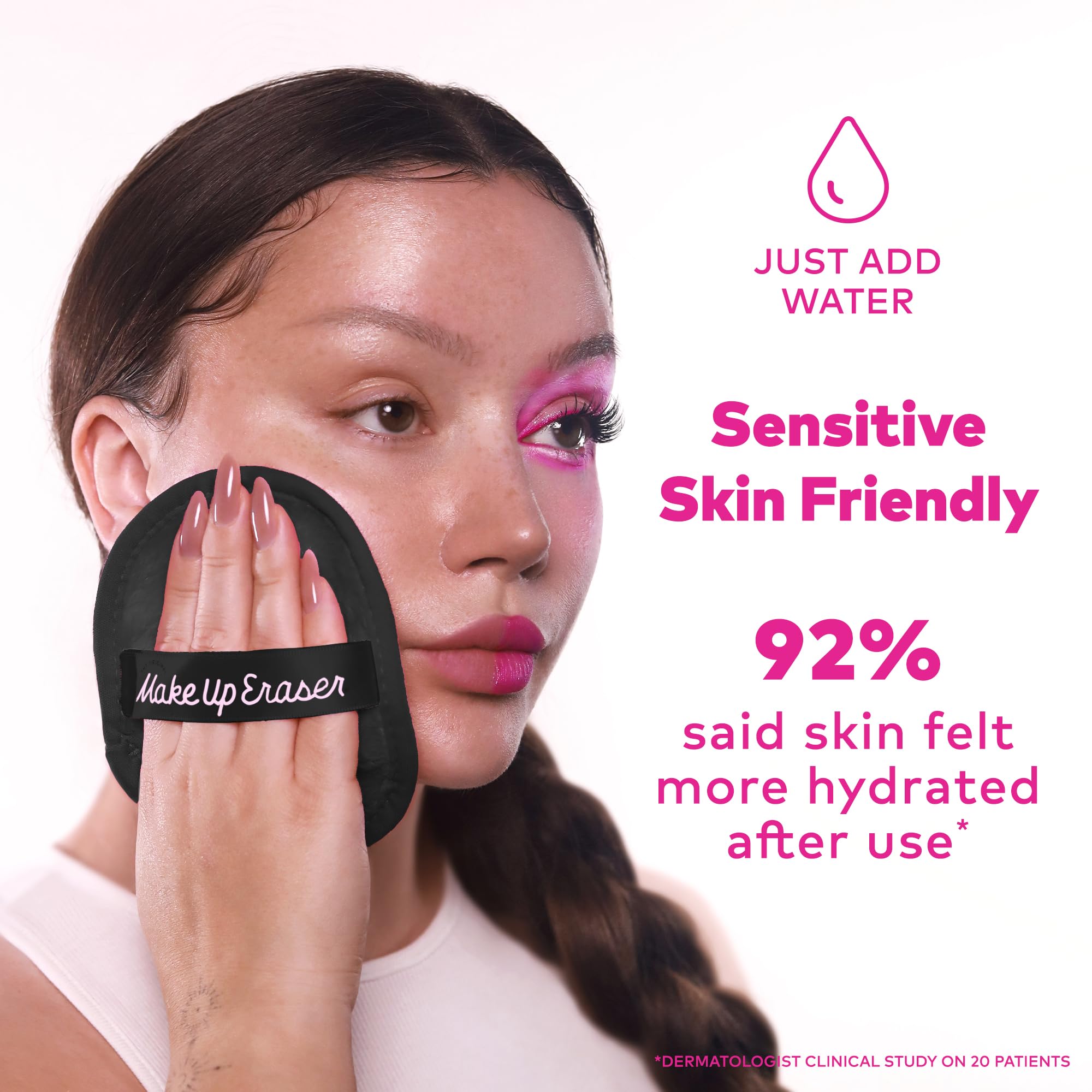 The Original MakeUp Eraser, 7-Day Set, Erase All Makeup with Just Water, Including Waterproof Mascara, Eyeliner, Foundation, Lipstick, Sunscreen, and More! 7ct: Chic Black 7 Count (Pack of 1)
