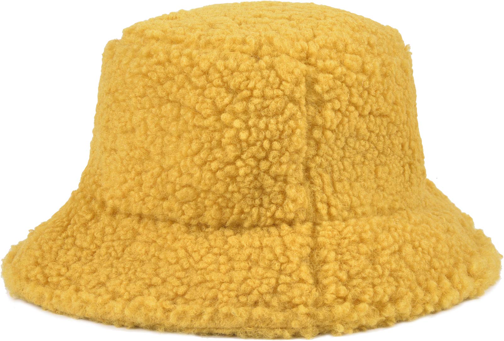 ChezAbbey Faux Fur Bucket Hat, Fuzzy Furry Winter Warm Fisherman Cap, Fluffy Teddy Sherpa Clothe Hats for Women Men Girls thumbnail 3