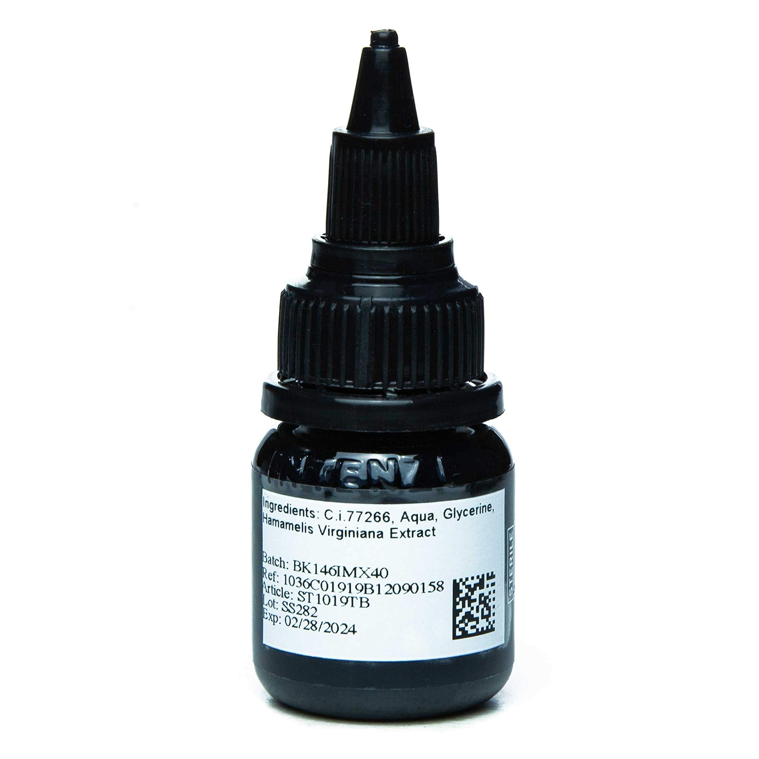 Intenze Tattoo Ink True Black 1/2 oz: Intenze Tattoo Ink True Black 1/2 oz