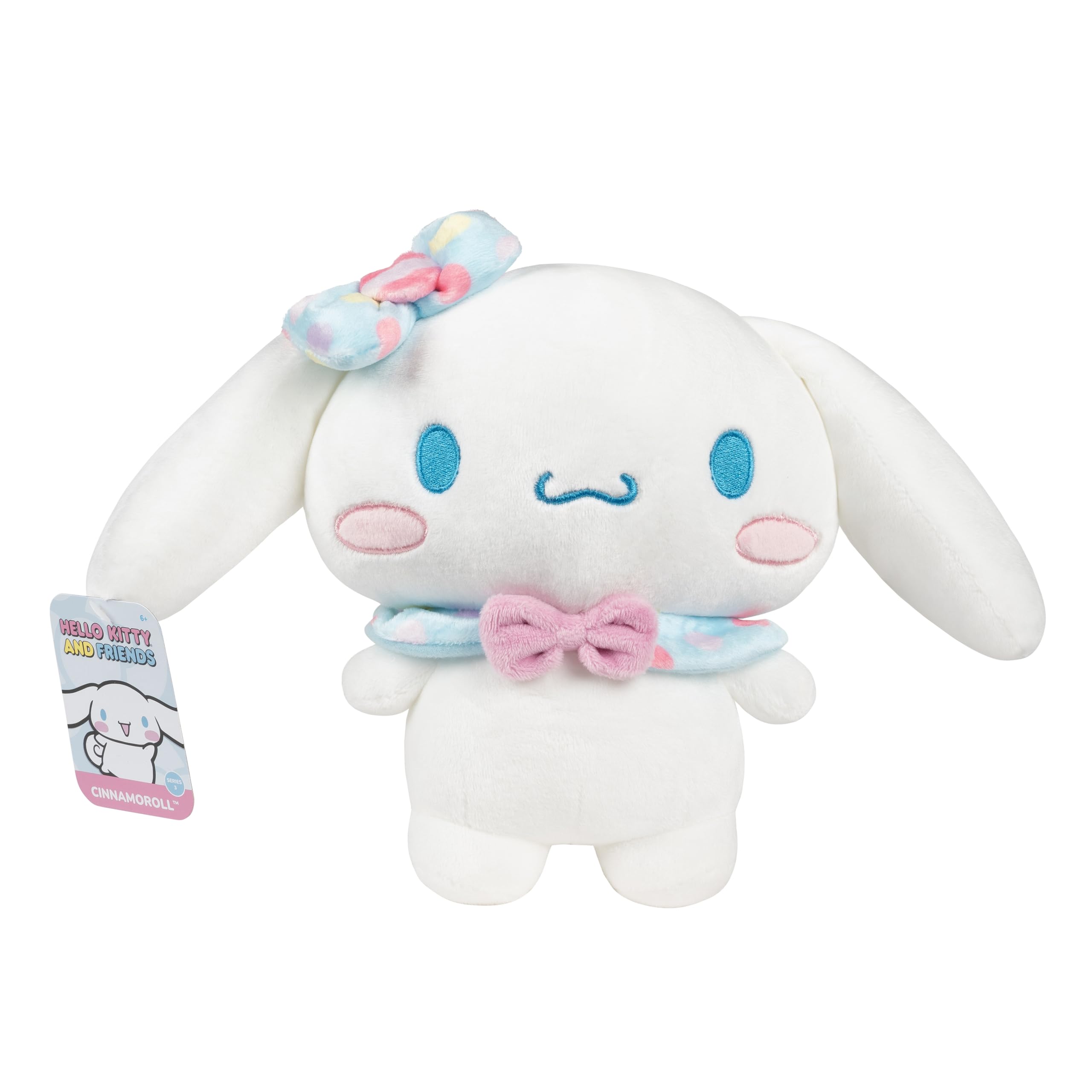 Jazwares Hello Kitty and Friends - 8-Inch  Candy Wonderland Plush - Officially Licensed Sanrio Product from Ages 6+: Cinnamoroll