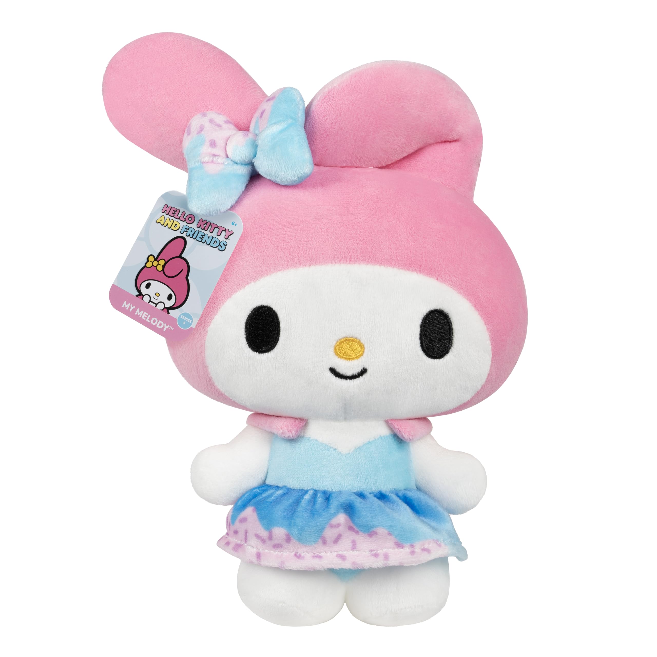 Hello Kitty and Friends - 8-Inch My Melody Candy Wonderland Plush - Officially Licensed Sanrio Product from Jazwares - Ages 6+