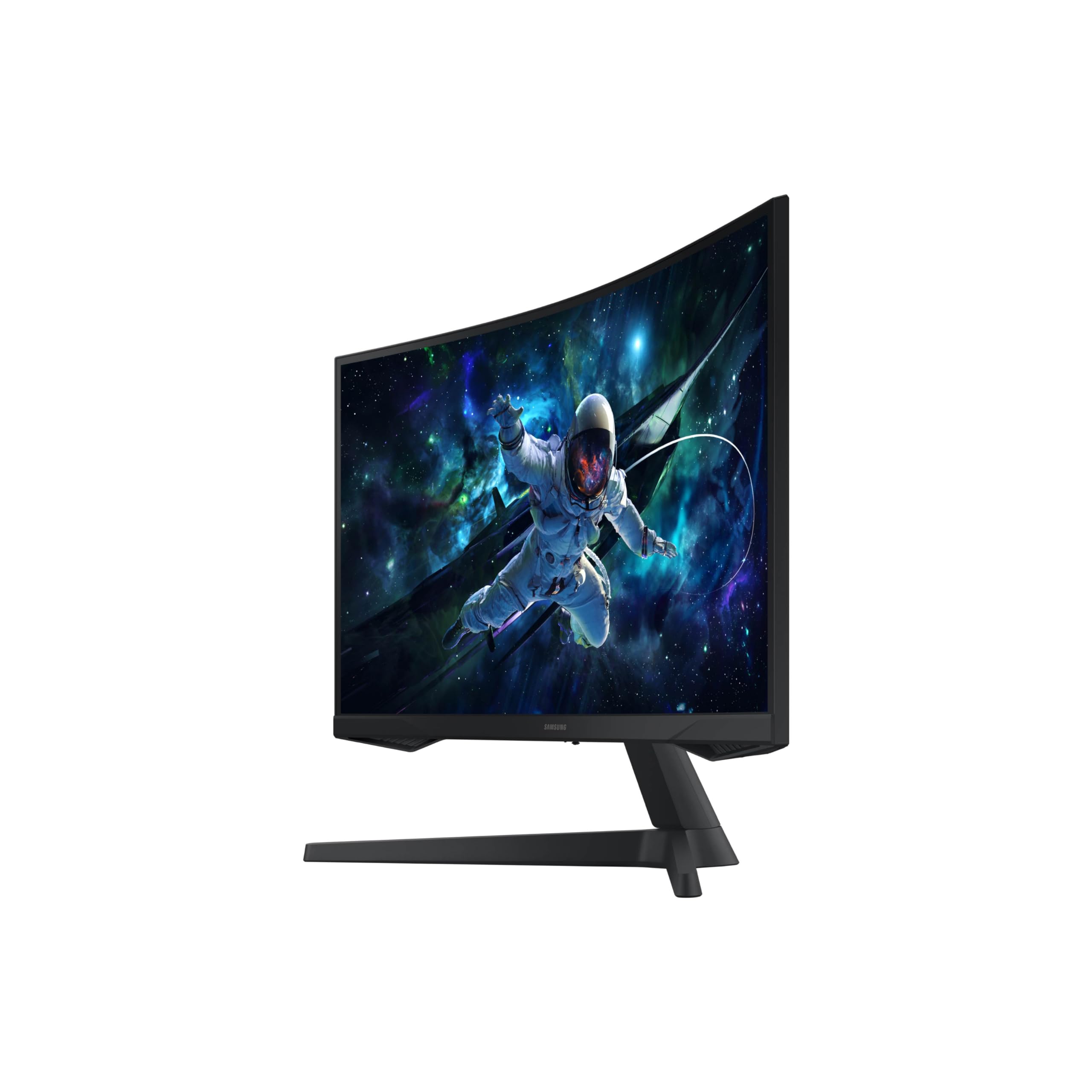 SAMSUNG Odyssey G55C Series 32" Gaming Monitor LS32CG550ENXZA, QHD, 1000R, Curved, 1ms(MPRT), HDR10, 165Hz, AMD Radeon FreeSync, Eye Care, Glare Free, Sharp Resolution, 2024: 32-inch
