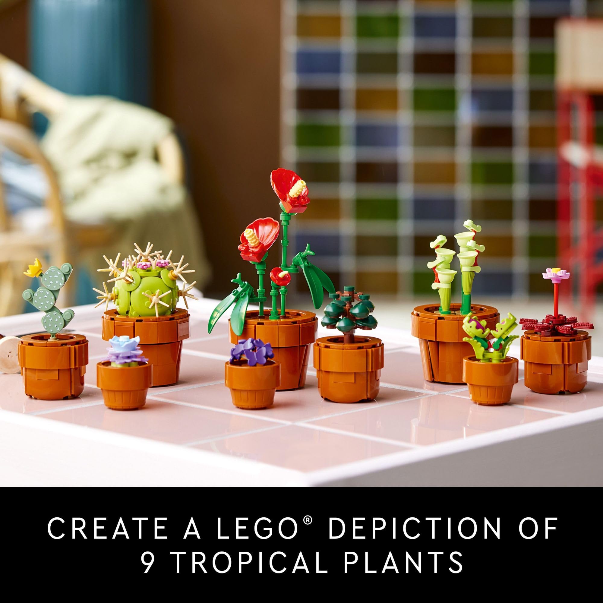 LEGO Botanicals Tiny Plants - Artificial, Fake Indoor Plant Building Set for Home, Kitchen, Desk Decoration, Adults Ages 18+ - Gift for Graduation - 10329: LEGO Botanicals Tiny Plants - Artificial, Fake Indoor Plant Building Set for Home, Kitchen, Desk Decoration, Adults Ages 18+ - Gift for Graduation - 10329