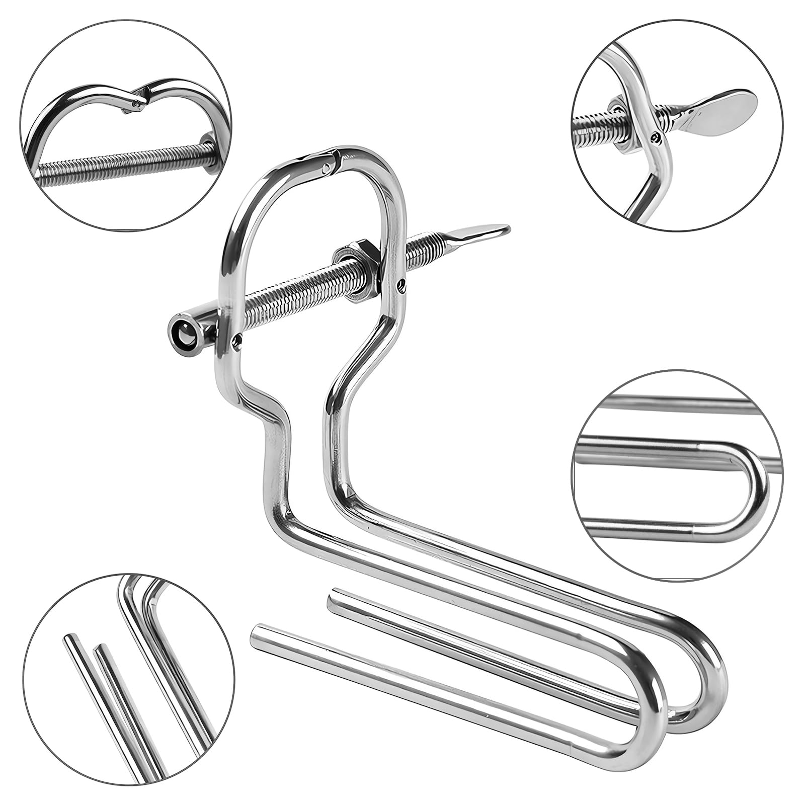 Anal Expander Adjustable Vaginal Expander Metal Anal Butt Plug BDSM Anus Dilator Anal Sex Toys for Men Women Anus Stretcher: Anal Expander Adjustable Vaginal Expander Metal Anal Butt Plug BDSM Anus Dilator Anal Sex Toys for Men Women Anus Stretcher