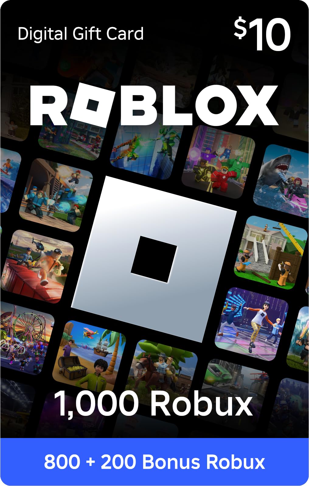 Roblox Digital Gift Card - 2,500 Robux [Includes Exclusive Virtual Item] [Digital Code]: 10