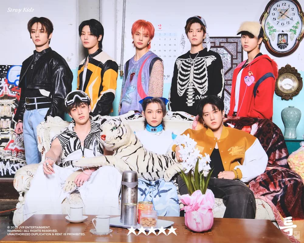 Stray Kids 5-STAR, The 3rd Album, CD + Photo Book + Mini Poster on Pack + Photo Card (Standard 3 Version Set (A+B+C))