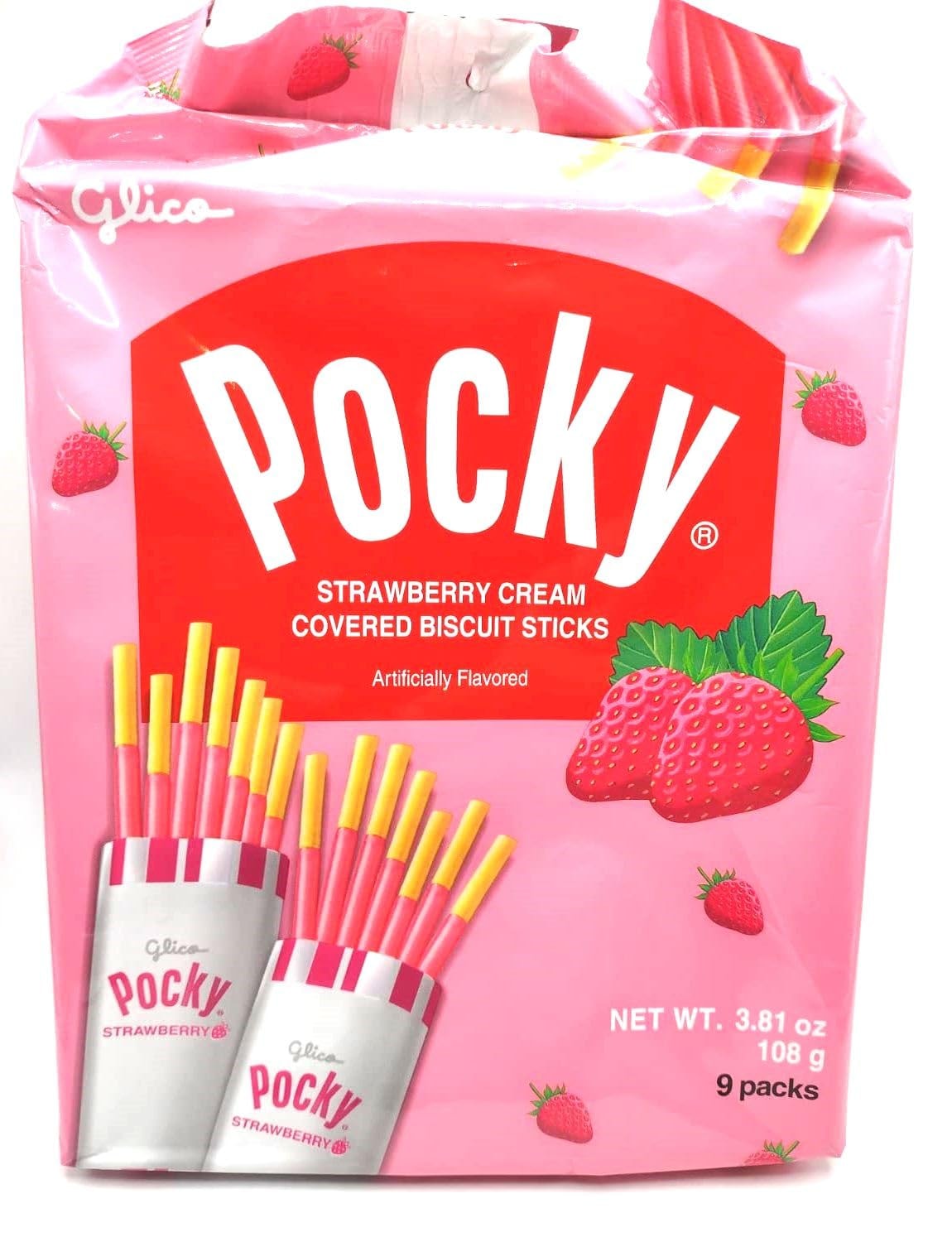 Pocky Sticks Japanese Snacks Variety Pack of 3 - Poky Stix Strawberry, Chocolate, Cookies, and Cream Asian Candy by Grateful Grocer - Image 4