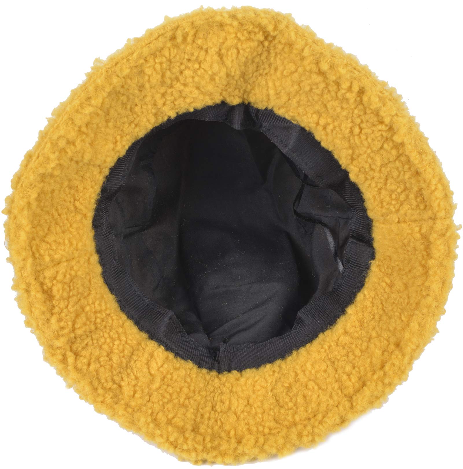 ChezAbbey Faux Fur Bucket Hat, Fuzzy Furry Winter Warm Fisherman Cap, Fluffy Teddy Sherpa Clothe Hats for Women Men Girls thumbnail 5