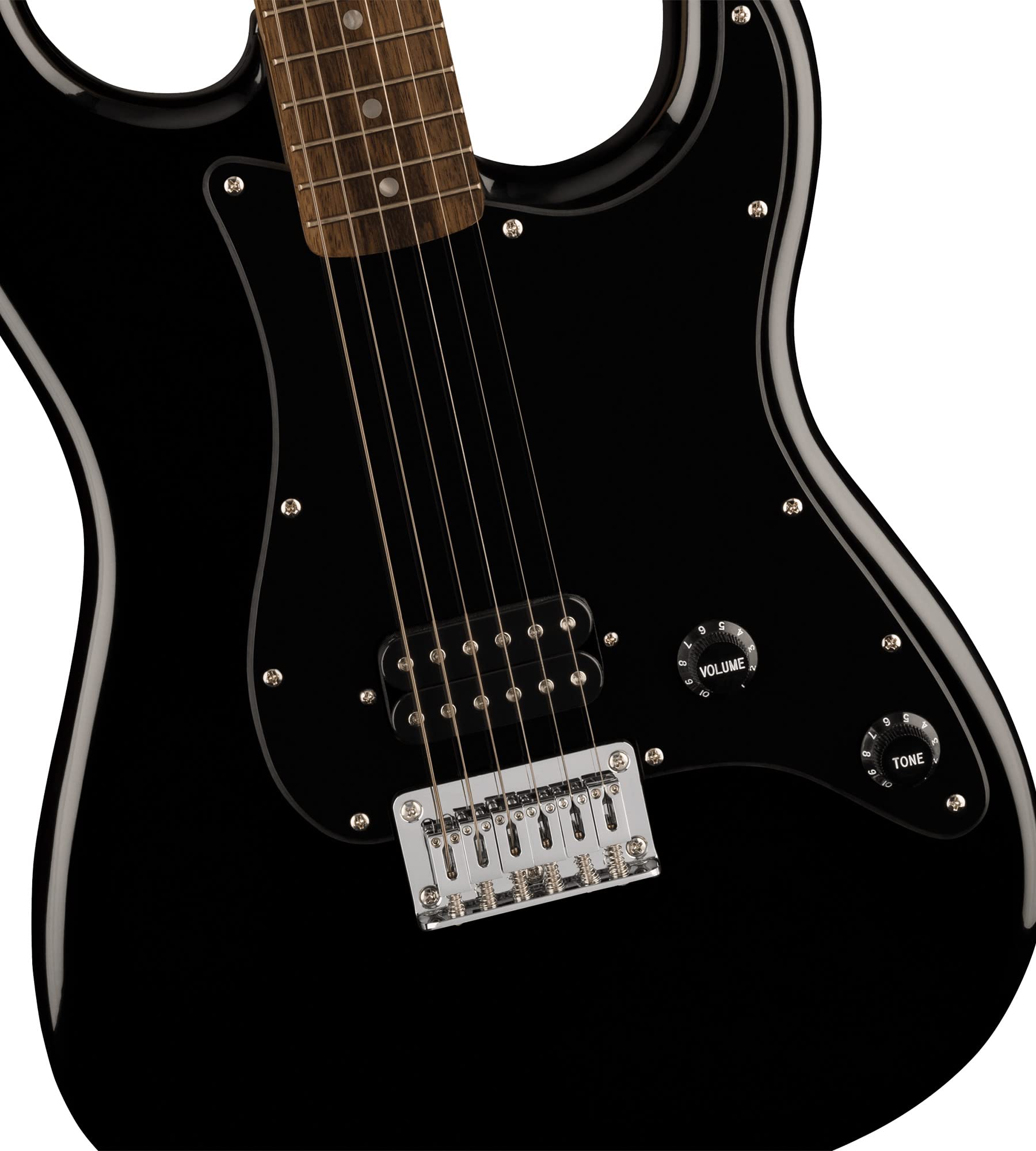 Fender Squier Sonic Stratocaster Left-Handed - Black Bundle with Frontman 10G Amp, Cable,Tuner, Strap, Picks, and Austin Bazaar Guitar DVD thumbnail 4