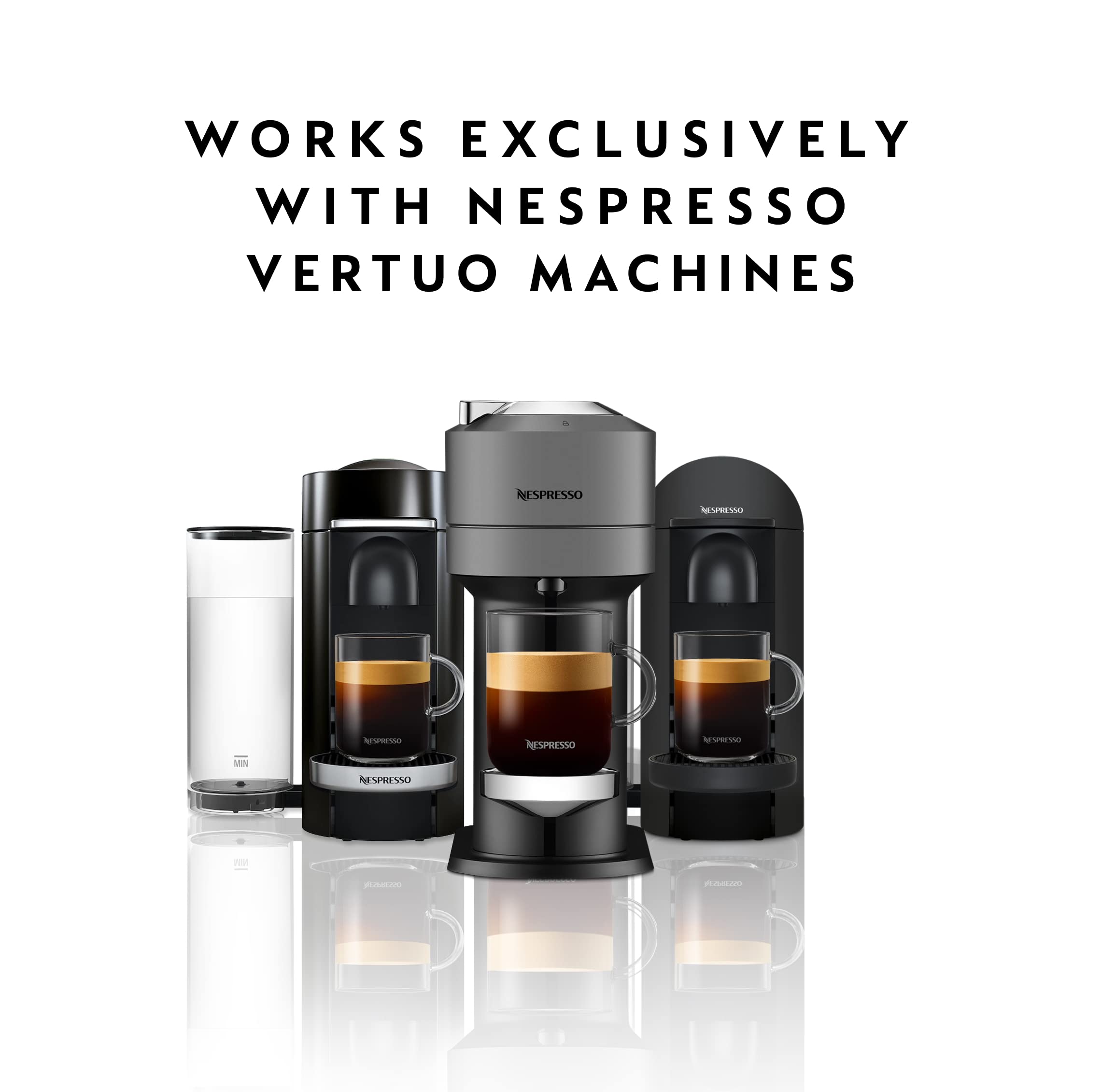 Nespresso Capsules Vertuo, Double Espresso , Dark Roast Espresso Coffee, 30-Count Coffee Pods, Brews 2.7oz.: Scuro