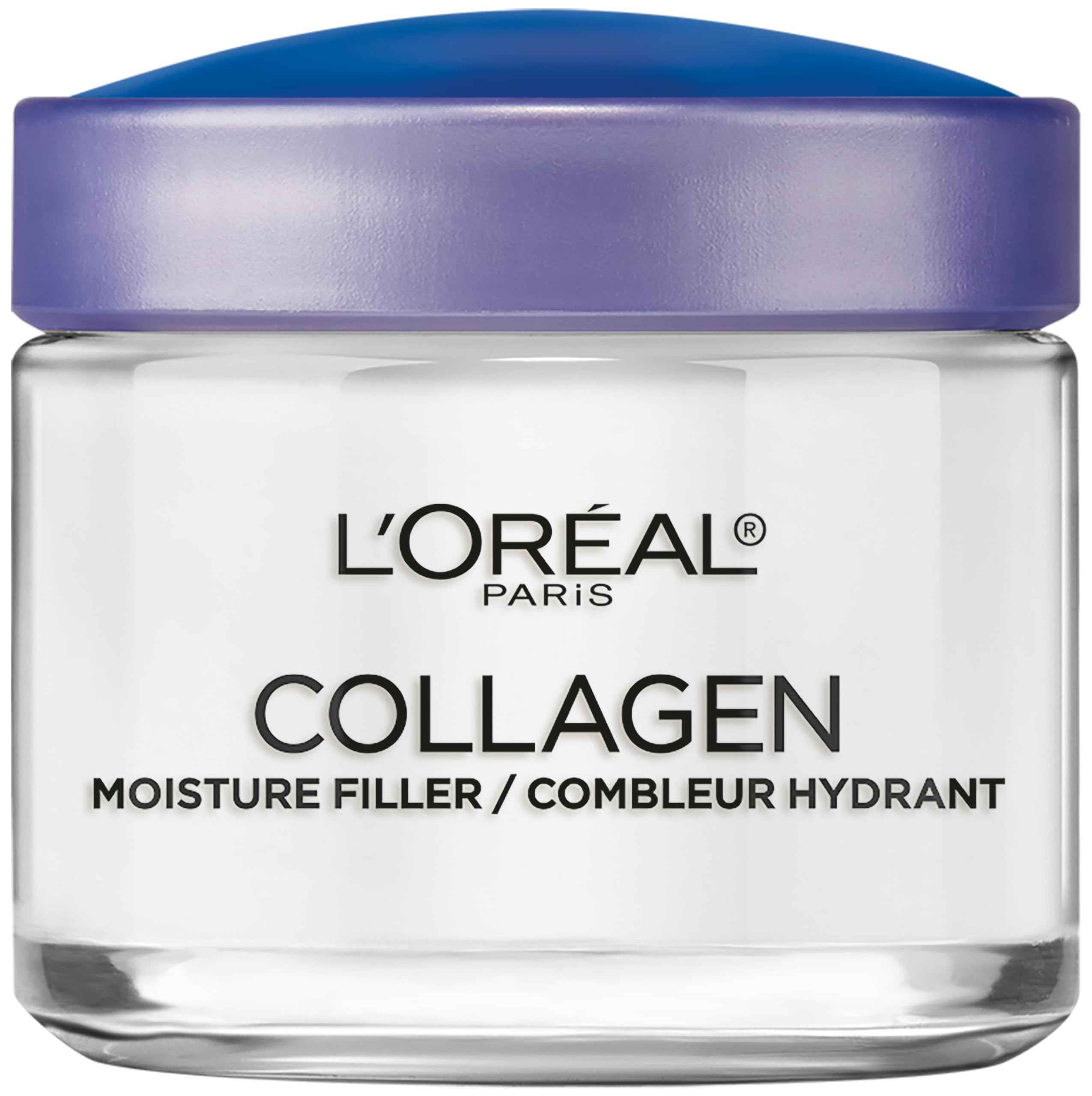 L'Oreal Paris Collagen Daily Face Moisturizer, Reduce Wrinkles, Face Cream 3.4 oz: Fragranced 3.4 Ounce (Pack of 1)