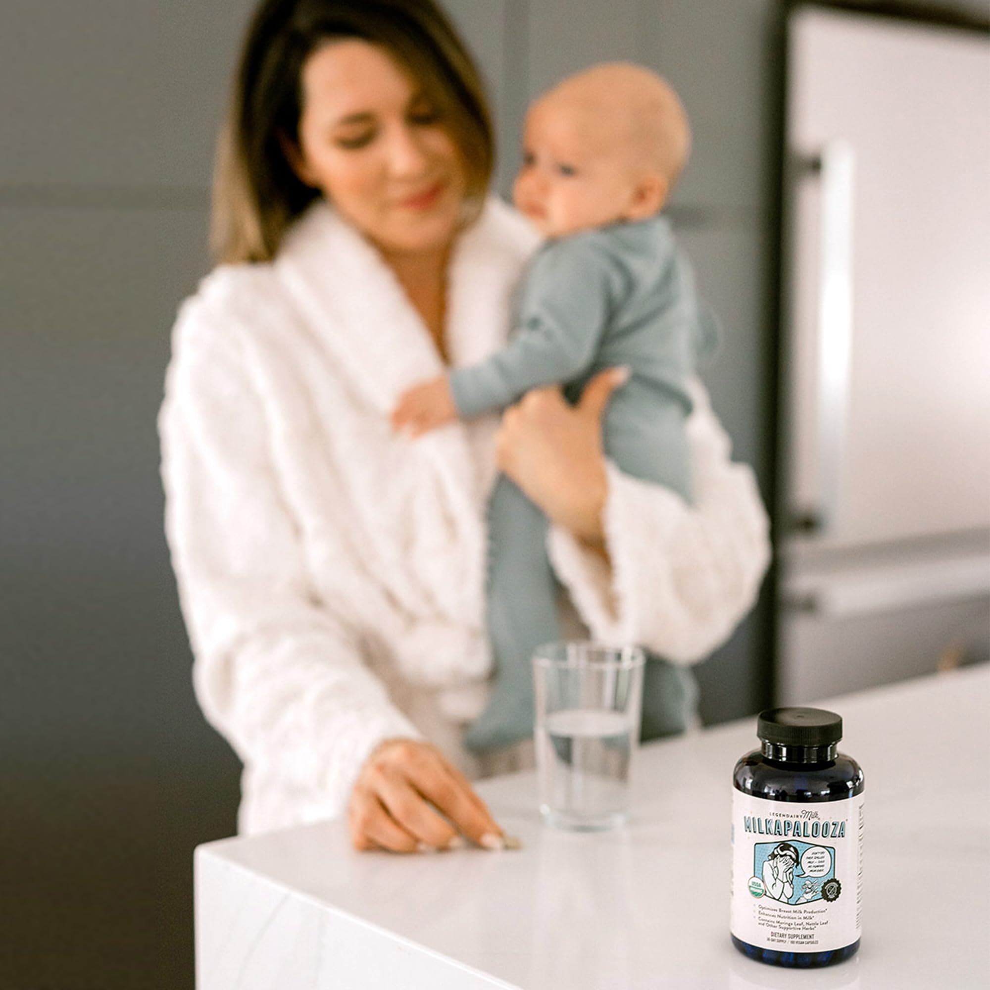 Legendairy Milk Milkapalooza Lactation Supplement for Breastfeeding Moms, Increase Breast Milk Supply with Organic Moringa, Fennel, Nettle, & Shatavari, Vegan Postpartum Essentials Fenugreek-Free 60ct thumbnail 6