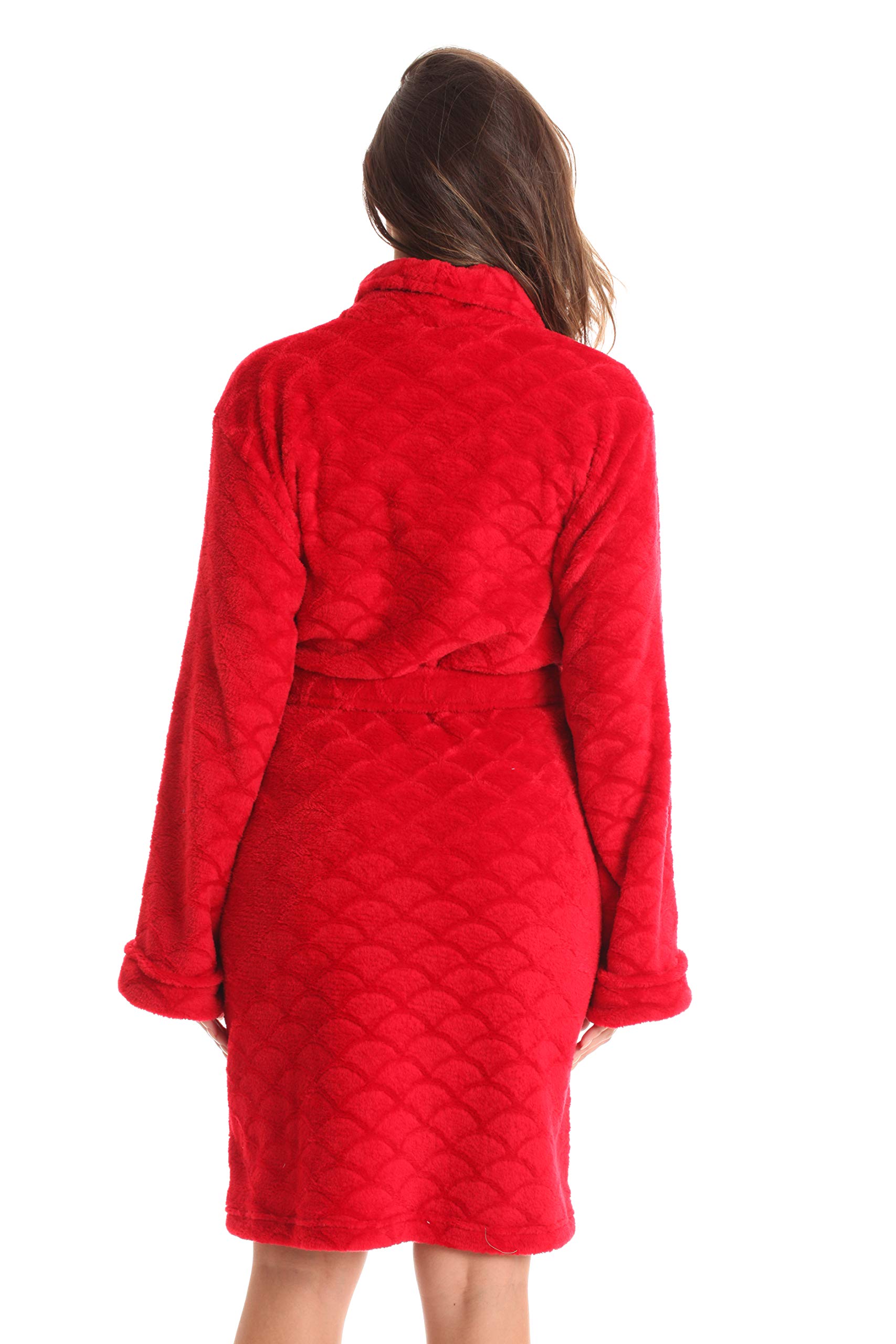 Just Love Kimono Robe Bath Robes for Women: Medium Red