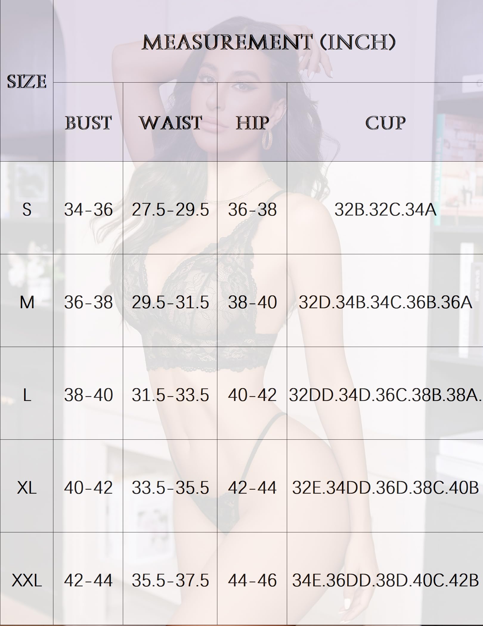 Avidlove Womens Lingerie Set Lace Bralettes Set 2 Piece Bra and Panty Sets Nightwear Outfits S-XXL thumbnail 6