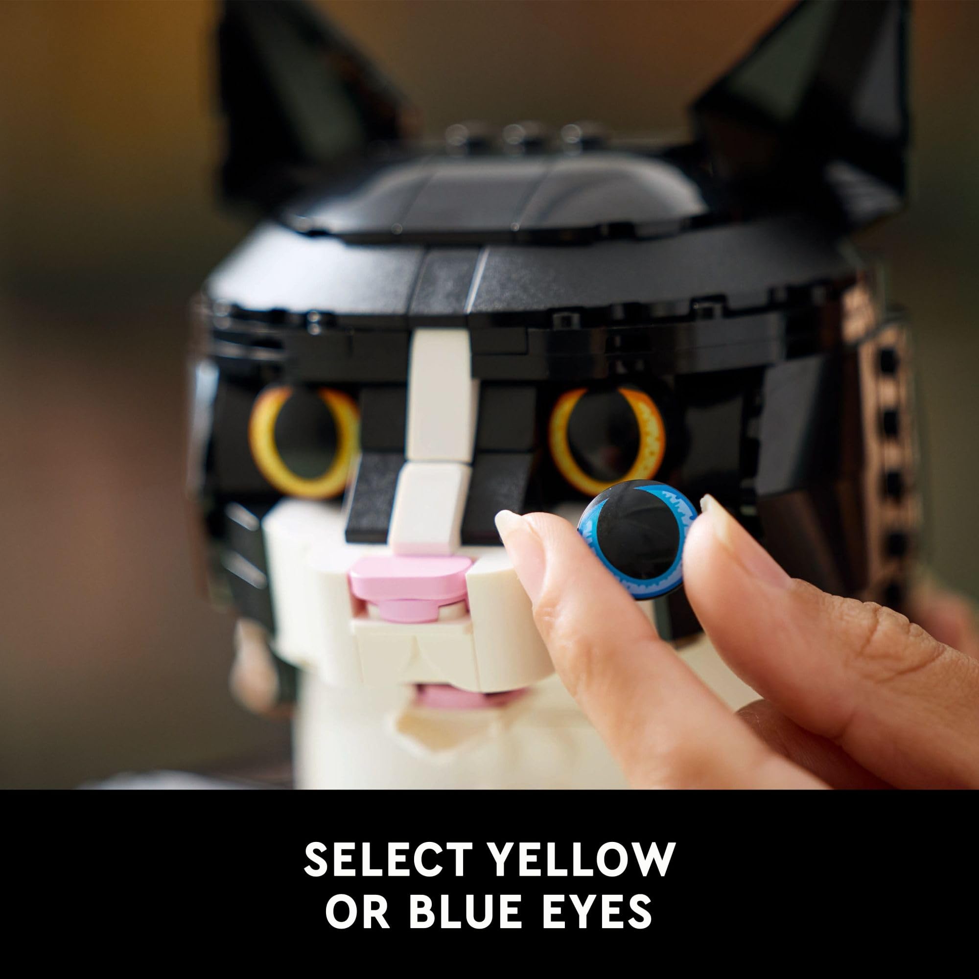 LEGO Ideas Tuxedo Cat - Building Sets for Adults Ages 18+ - DIY Crafts Kit for Home Decor, Living Room or Bedroom - Gift for Graduation - 21349