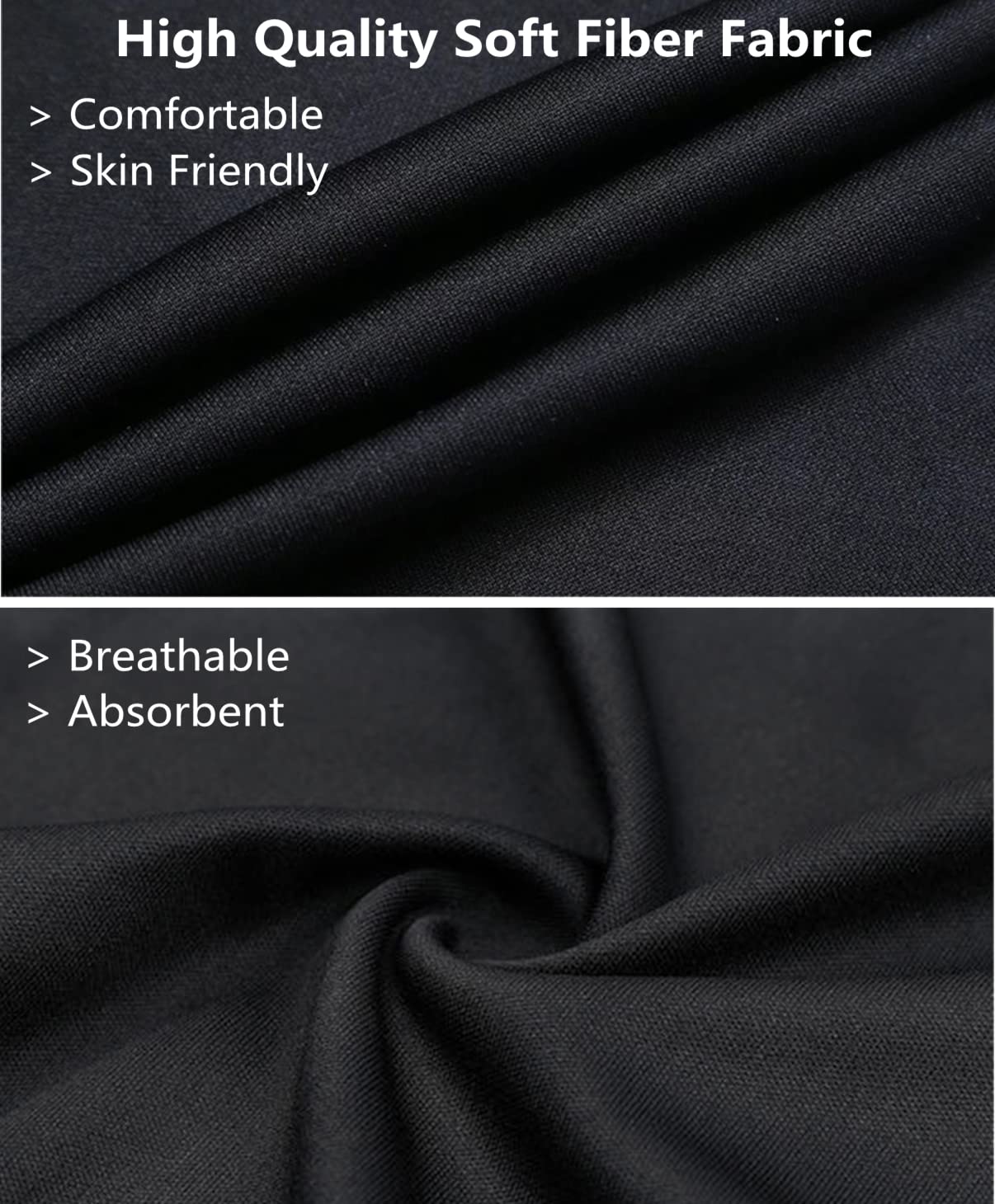 bodbop Balaclava Ski Face Mask Windproof Full Head Mask Sun UV Protection Face Cover for Men Women Outdoor Sports Cycling Cap: Black