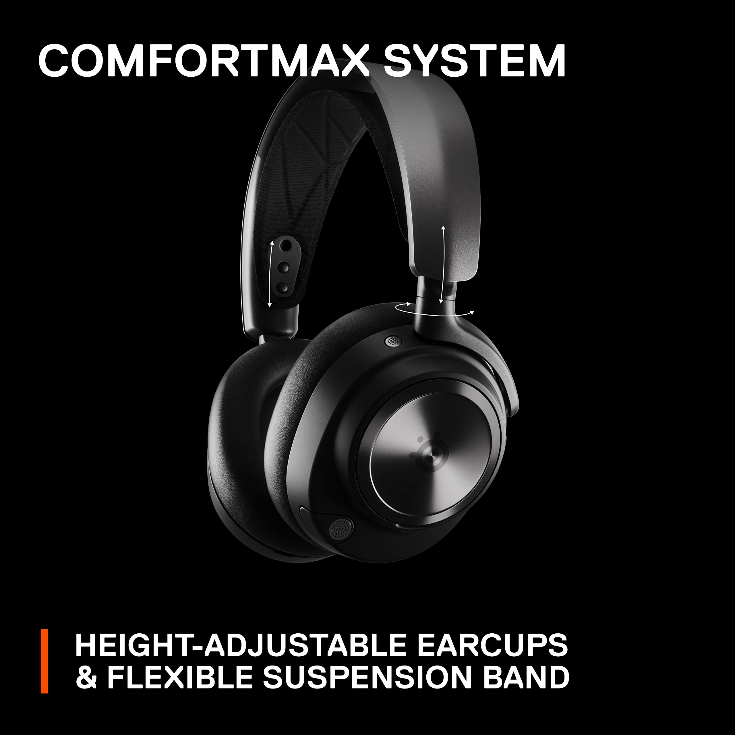SteelSeries Arctis Nova Pro Wireless Xbox Multi-System Gaming Headset - Neodymium Magnetic Drivers - Active Noise Cancellation - Infinity Power System - Xbox, PC, PS5, PS4, Switch, Mobile - White