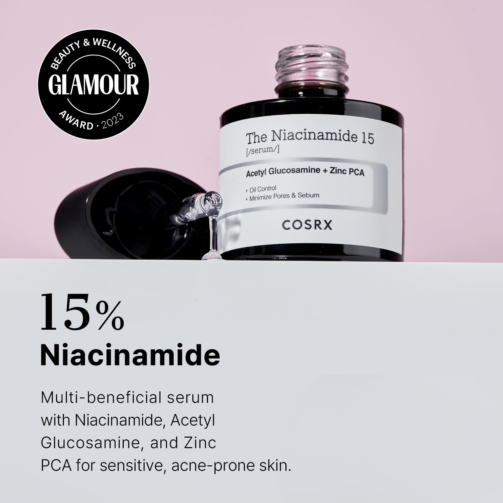 COSRX 15% Niacinamide Face Serum, 0.67 fl oz, Pore Minimizer Serum for Face, Even Skin Tone, Korean Skin Care - Image 3