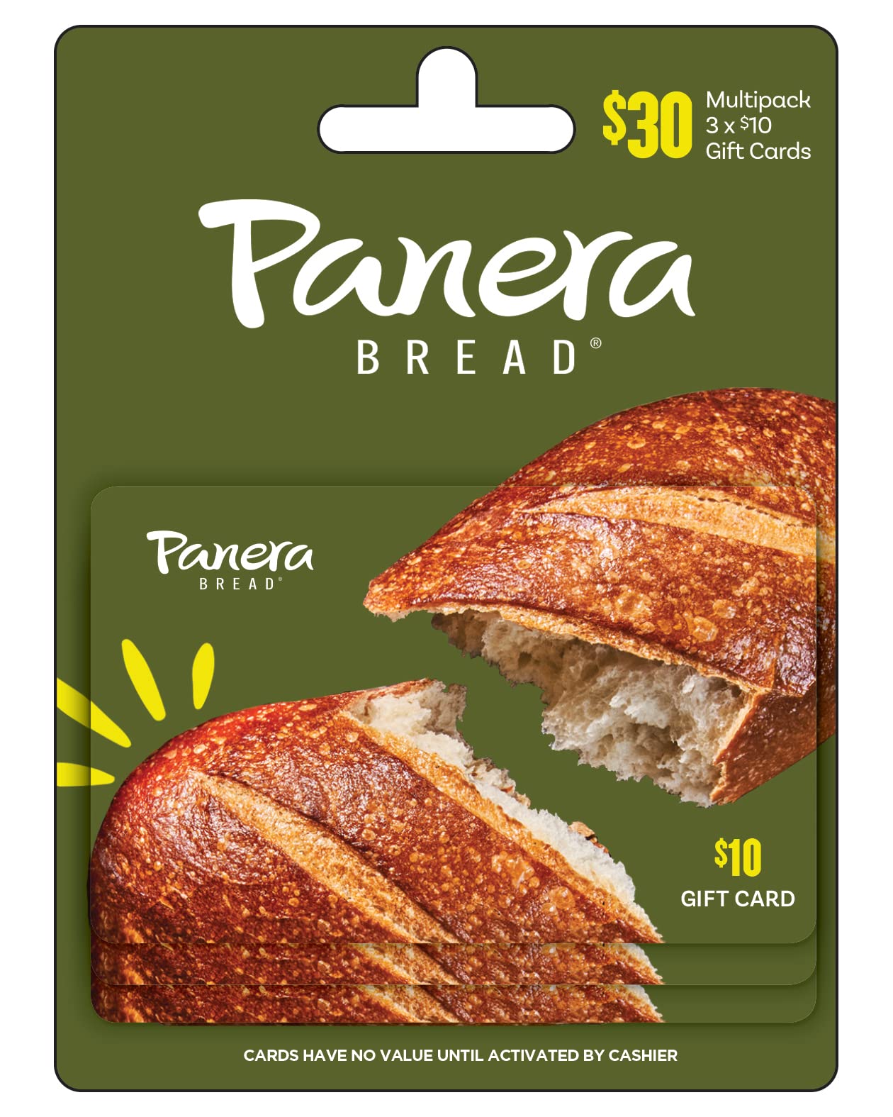Panera Multipack of 3 - $10 Gift Cards thumbnail 1