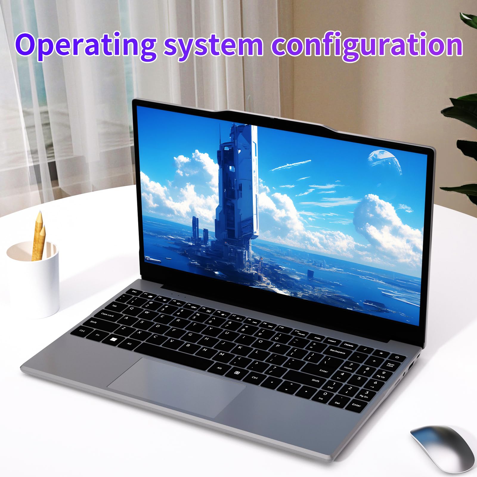 Auusda 14.1" Pink Laptop Computer with 2K Display, N5105, 32GB RAM, 1TB NVMe SSD, Type-C, HDMI, Backlit Keyboard Student Laptops Fingerprint, Win11 Pro Business Laptops 2 Years Warranty