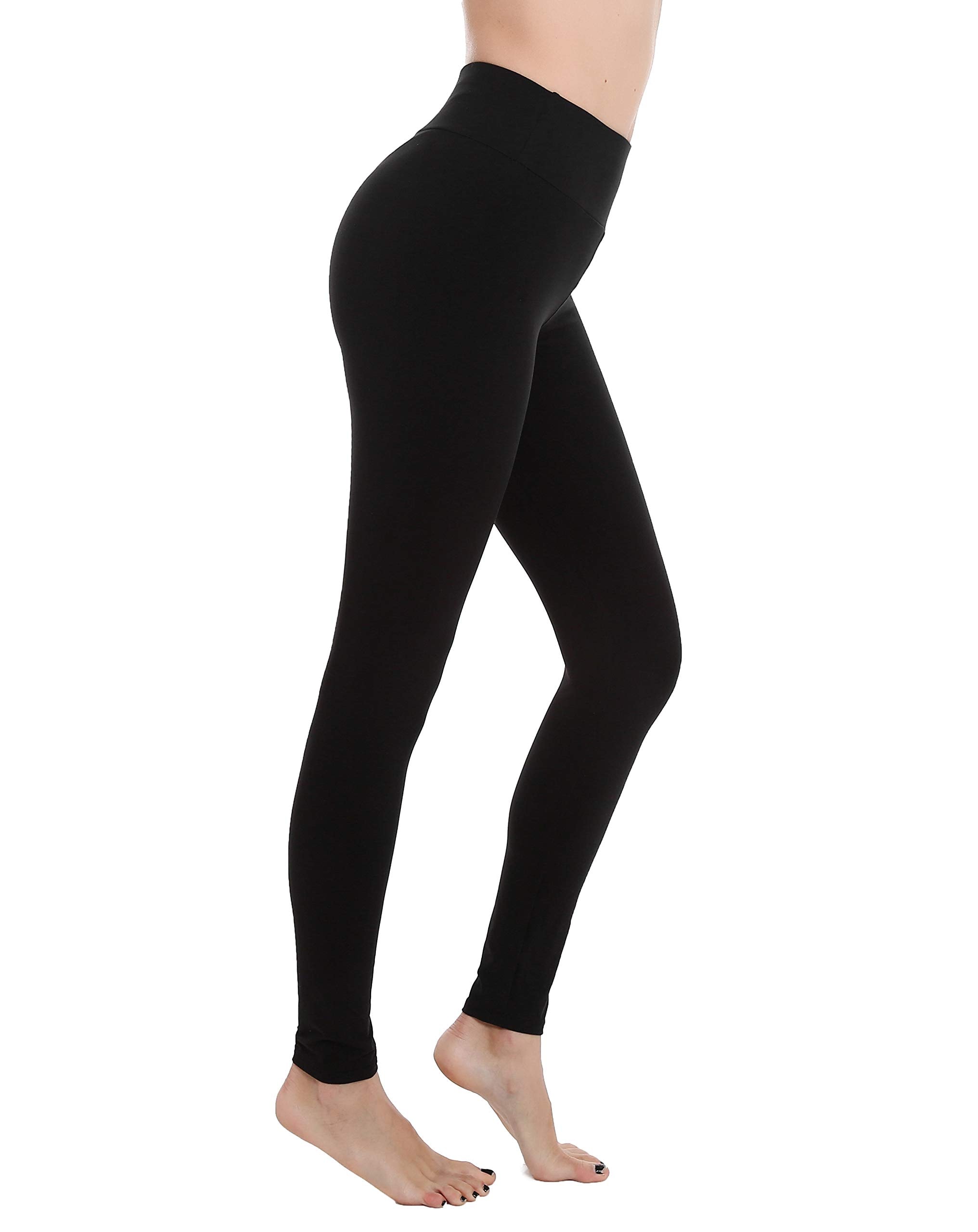 Finerease Women's Super Soft & Stretchy High Waisted Thick Casual Legging thumbnail 1