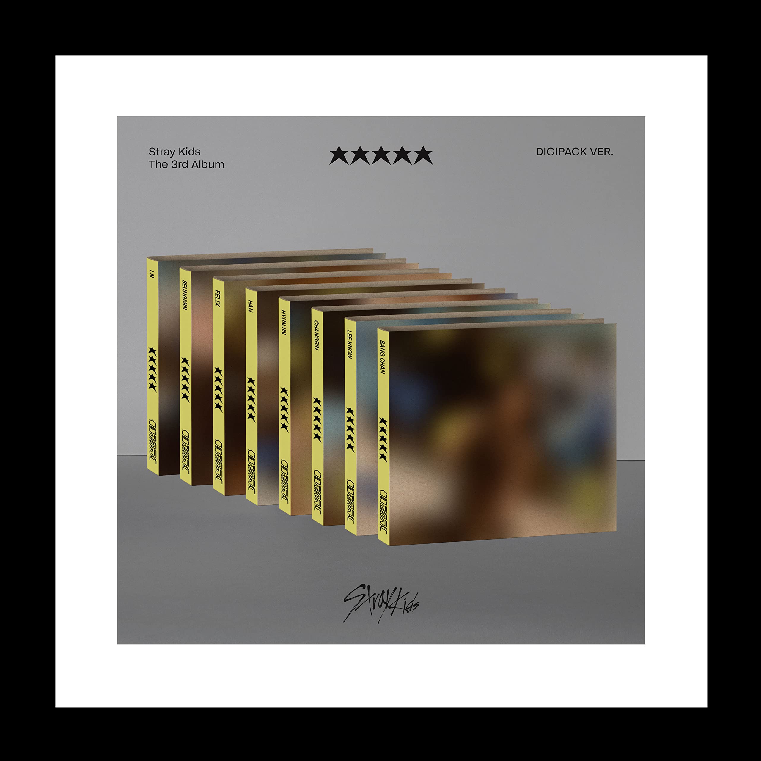 Stray Kids 5-STAR, The 3rd Album, CD + Photo Book + Mini Poster on Pack + Photo Card (Standard 3 Version Set (A+B+C))