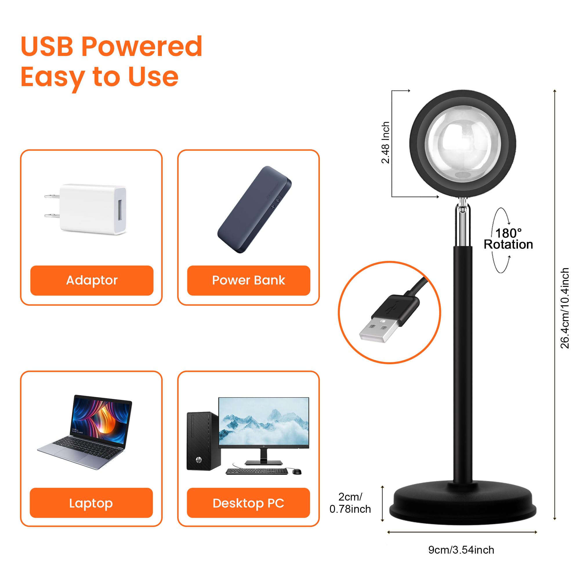 Tsrarey Sunset Lamp Projector with Remote Control, Multiple Colors LED APP Control Sunset Light Three Control Methods Night Light for Room Decor/Christmas Gifts/Photography/Party/Bedroom Decor: Remote&APP