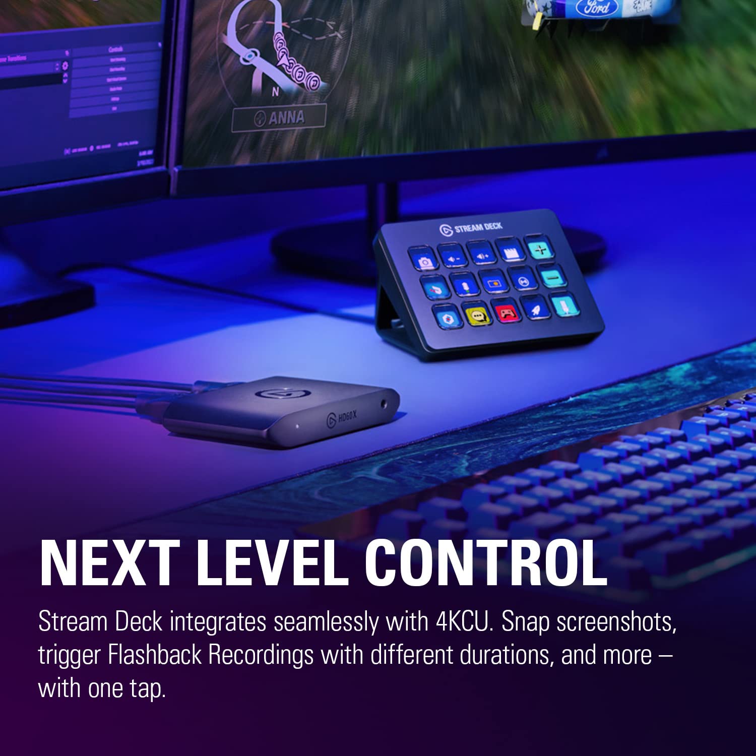 Elgato  - Stream and Record in 1080p60 HDR10 or 4K30 with Ultra-low Latency on PS5|Pro, PS4|Pro, Xbox Series X/S, Xbox One X|S, Nintendo Switch 2, in OBS and More, Works with PC and Mac: HD60 X