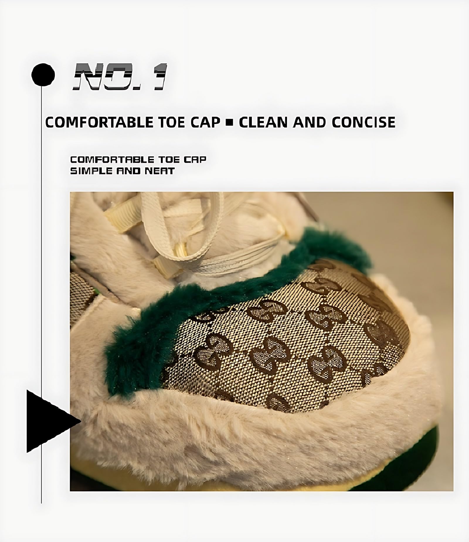 AQURIZE Sneaker Slippers for Men and Women Cozy Warm Home Plush Slippers Indoor Outdoor Non-slip Fluffy Slippers