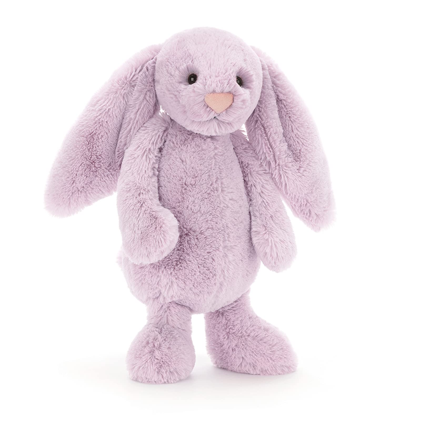 Jellycat Bashful Lilac Bunny Stuffed Animal, Medium 12 inches - Rabbit and Bunny Plush Toy - Classic Children's Gift