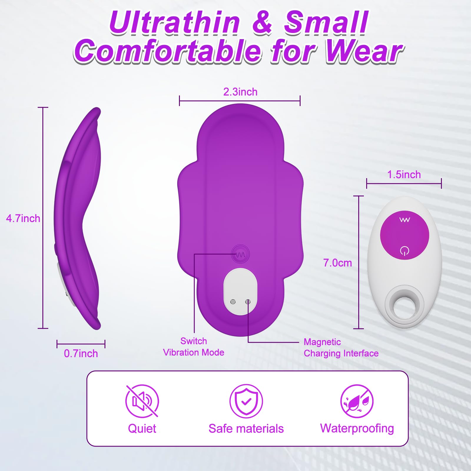 Wearable Panty APP Remote Control Vibrators Adult Sex Toys for Women or Couples, Clitoral Mini Egg Bullet Butterfly Vibrator Rose Toy, G Spot Dildo Vagina Stimulator with Tongue Licking Sex Machine